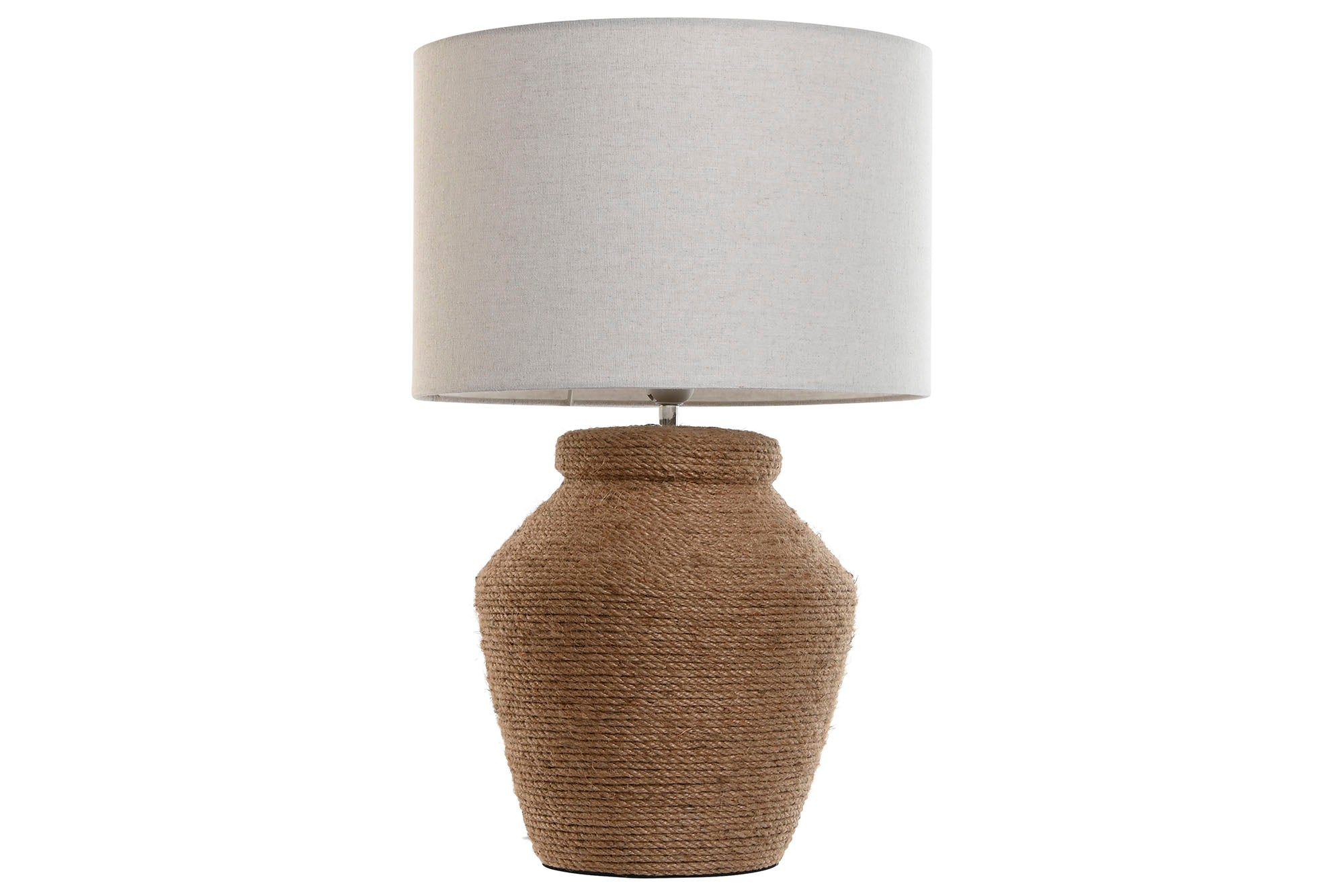 Rope Table Lamp 38x38x59 White Cable