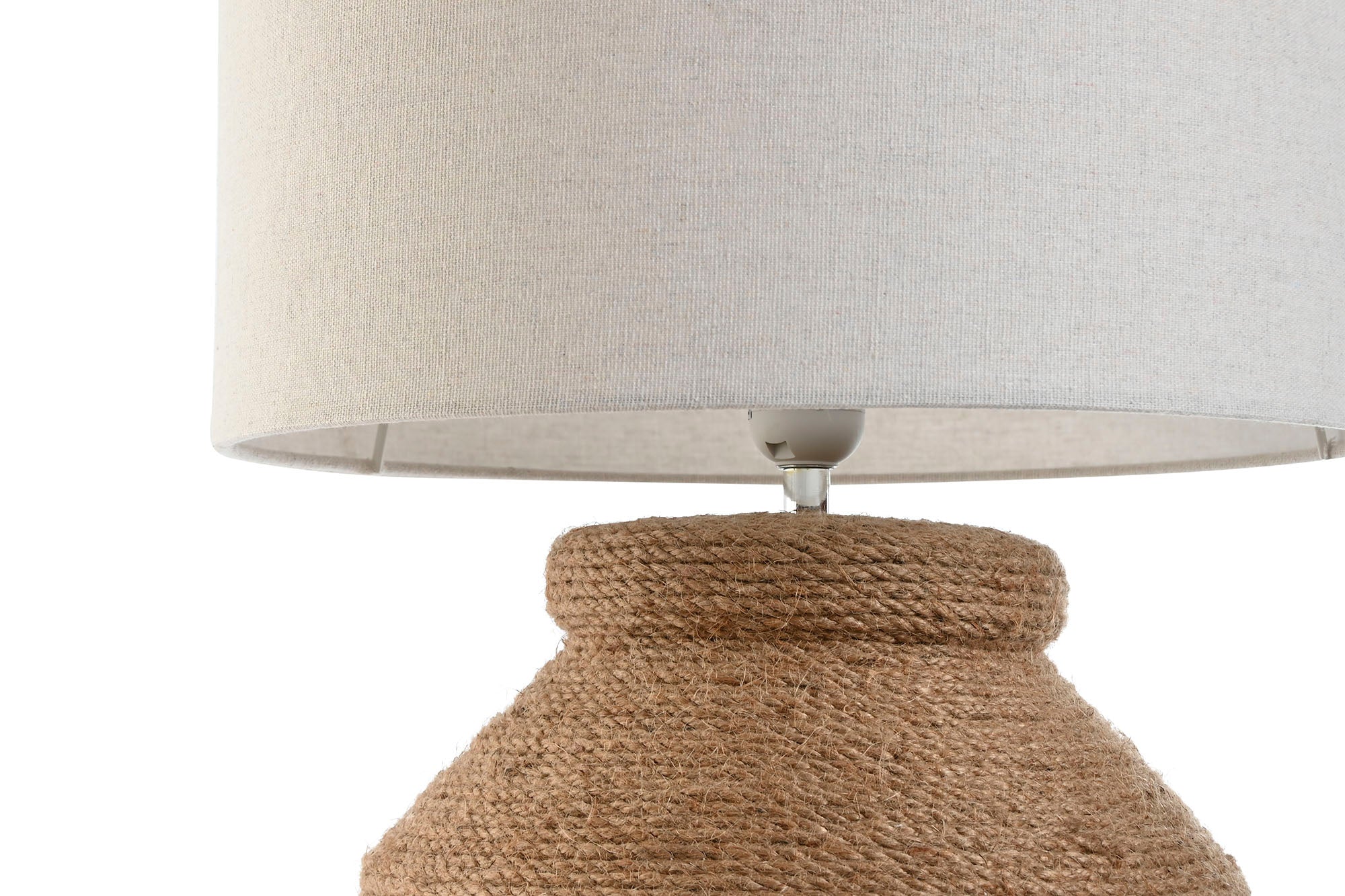 Rope Table Lamp 38x38x59 White Cable
