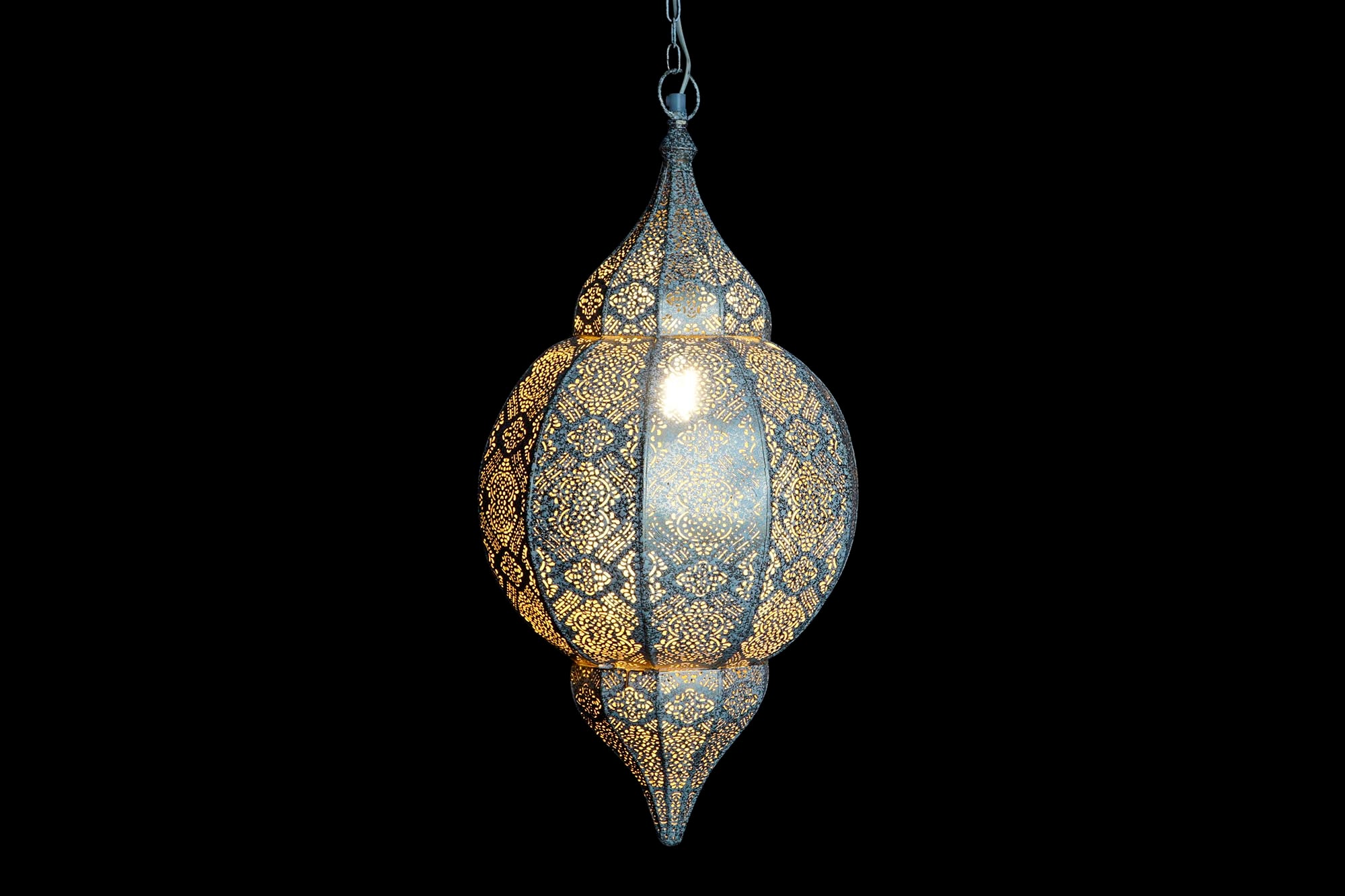 Lampara Techo Hierro 30X30X65 Blanco