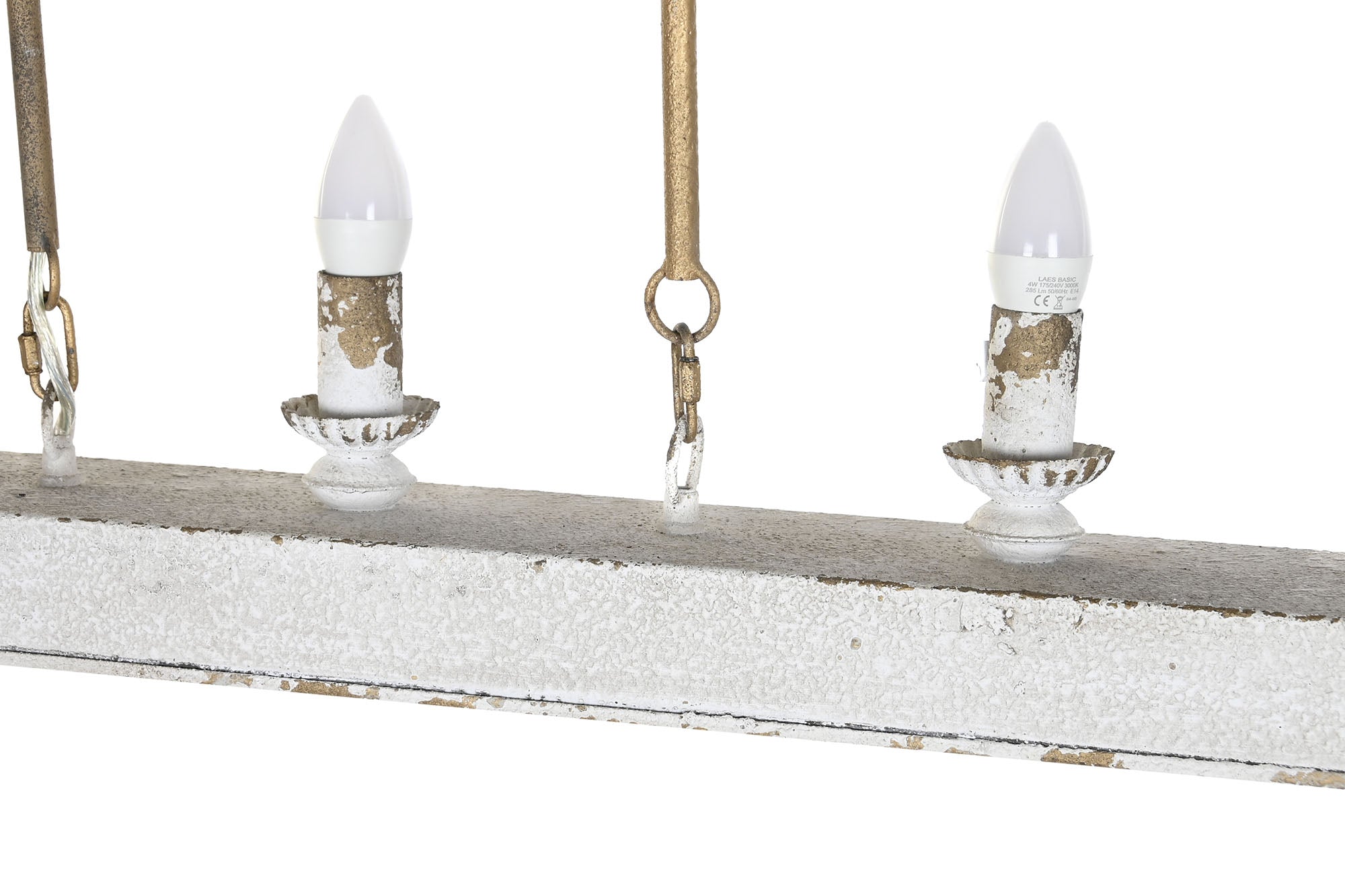 Lampara Techo Abeto Metal 111,5X12X83 Envejecido