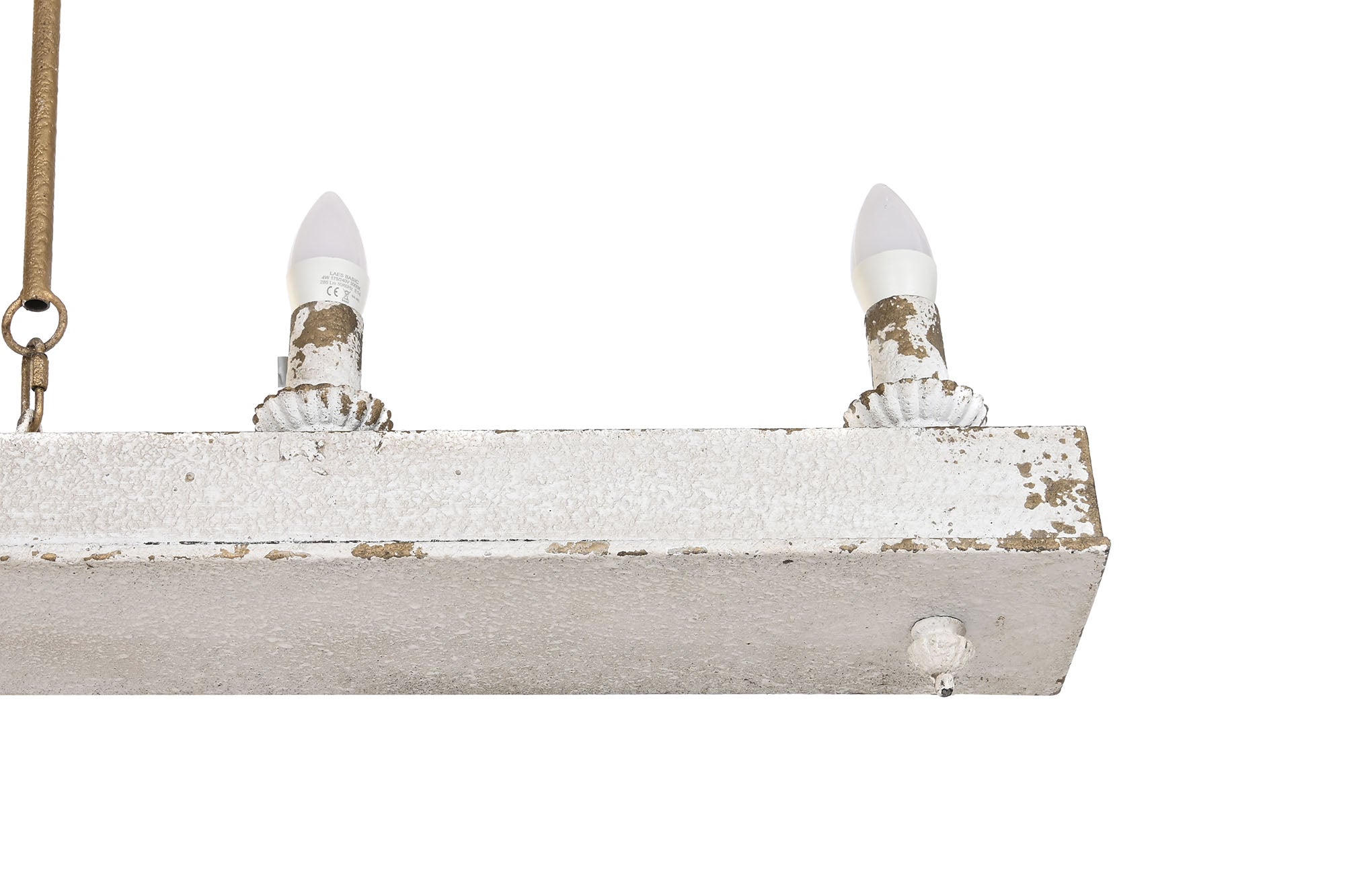 Lampara Techo Abeto Metal 111,5X12X83 Envejecido