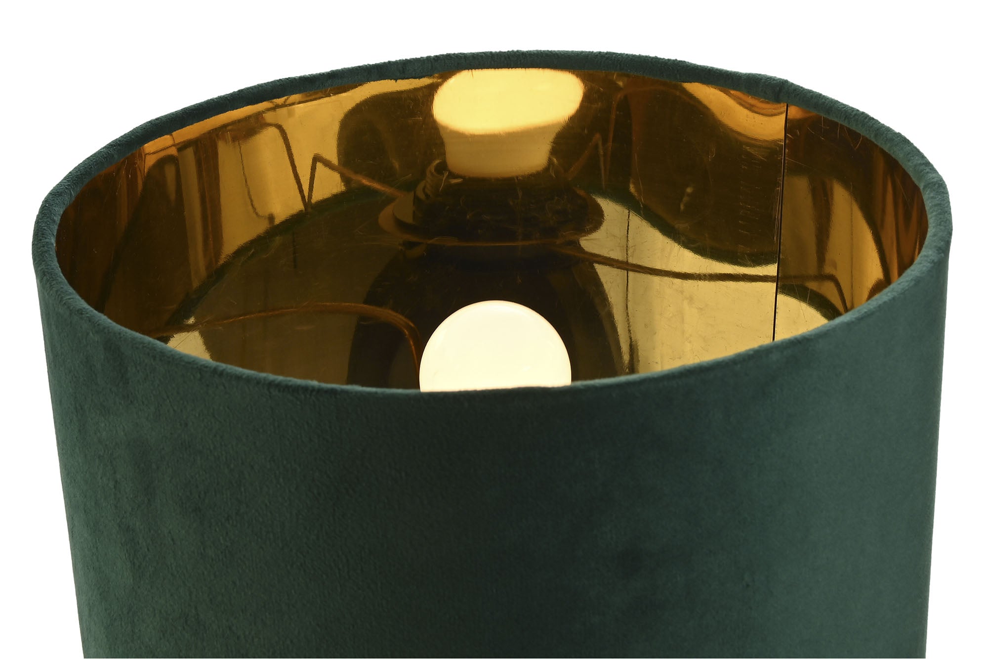 Aluminum Velvet Table Lamp 26X26X37