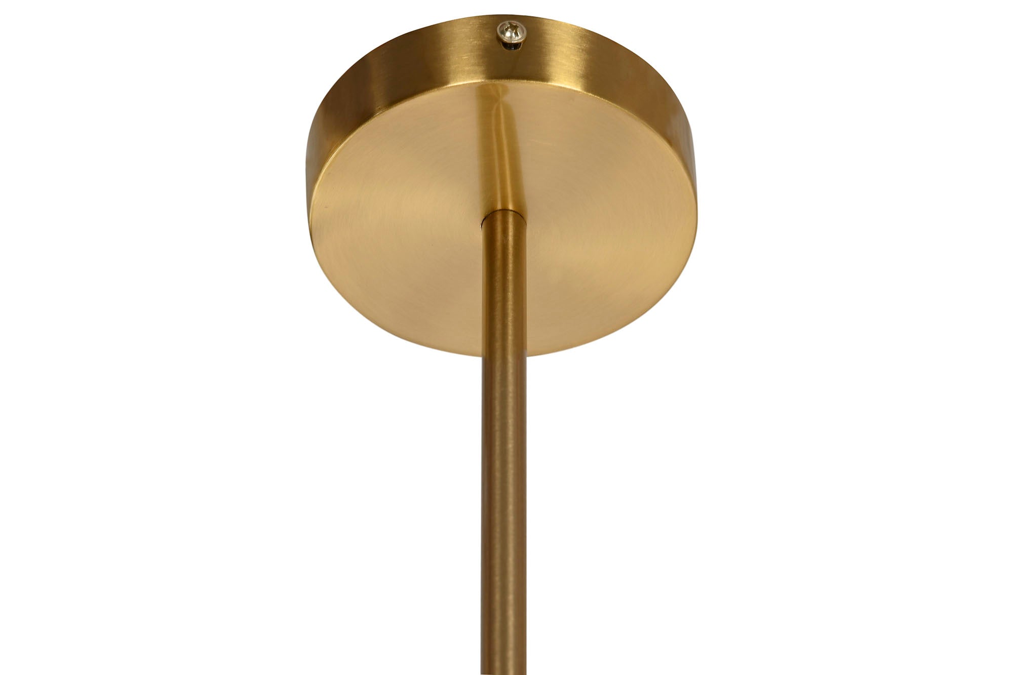 Lampara Techo Metal Cristal 50X50X144 Bolas Dorado