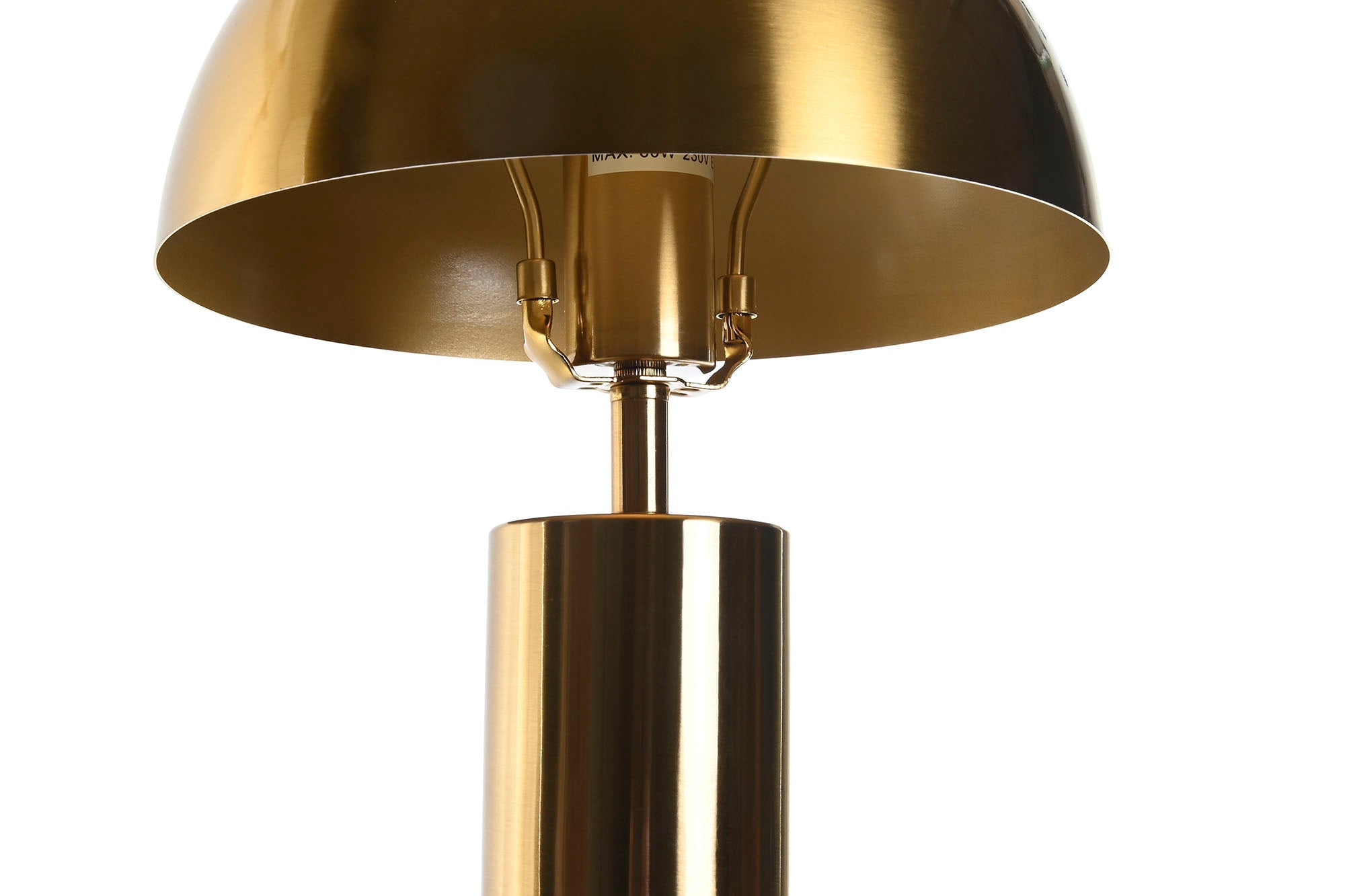 Metal Table Lamp 24X24X46 Golden Mushroom