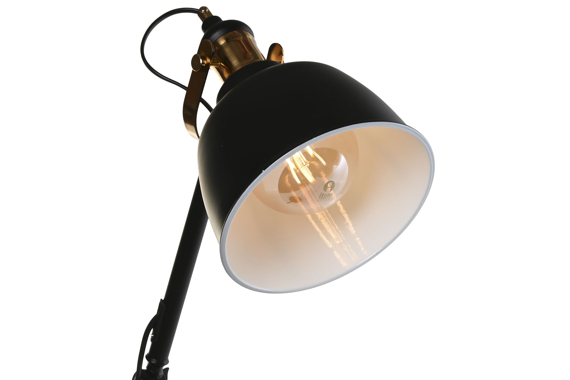 Luminária de Mesa Metálica 41X18X59 Preto Flexo