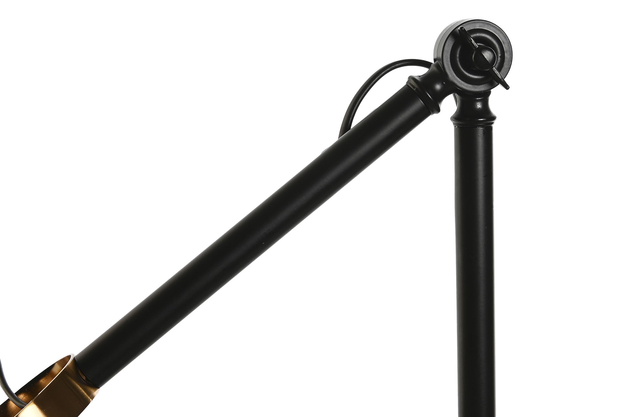 Luminária de Mesa Metálica 41X18X59 Preto Flexo
