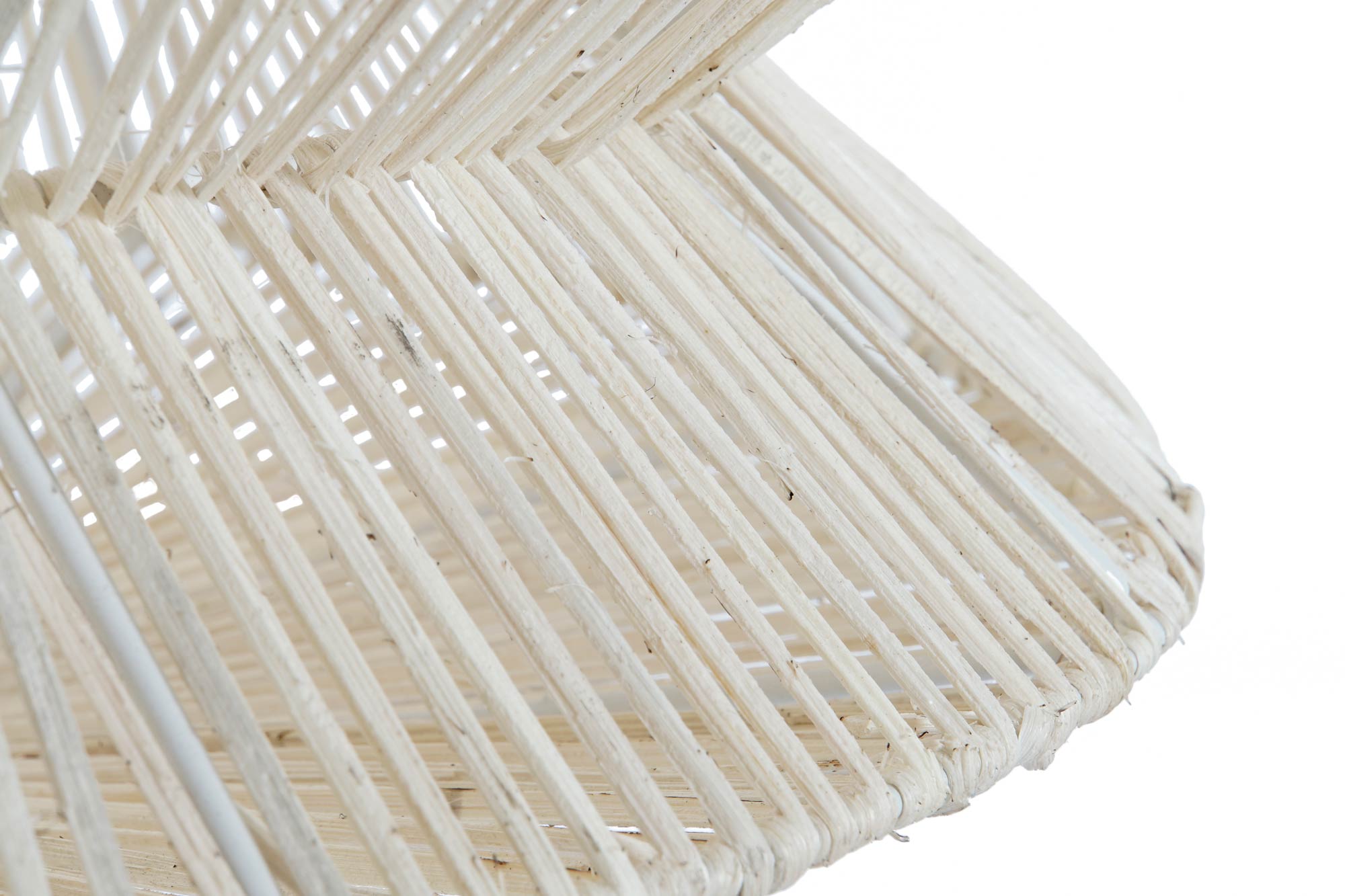 Lampara Techo Ratan Hierro 40X40X54 Natural