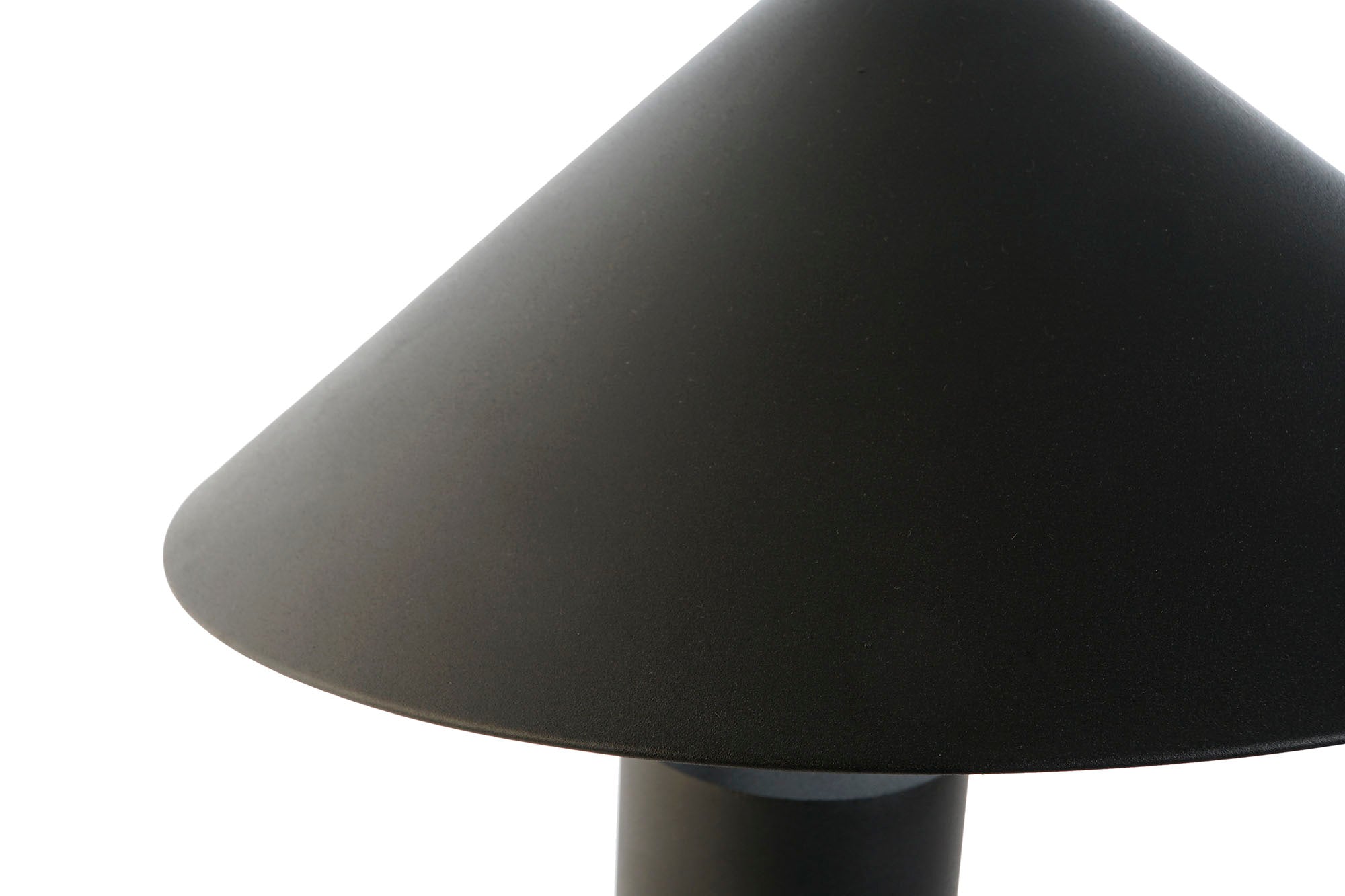 Lampara Sobremesa Metal 39X39X45 Sombrero Negro