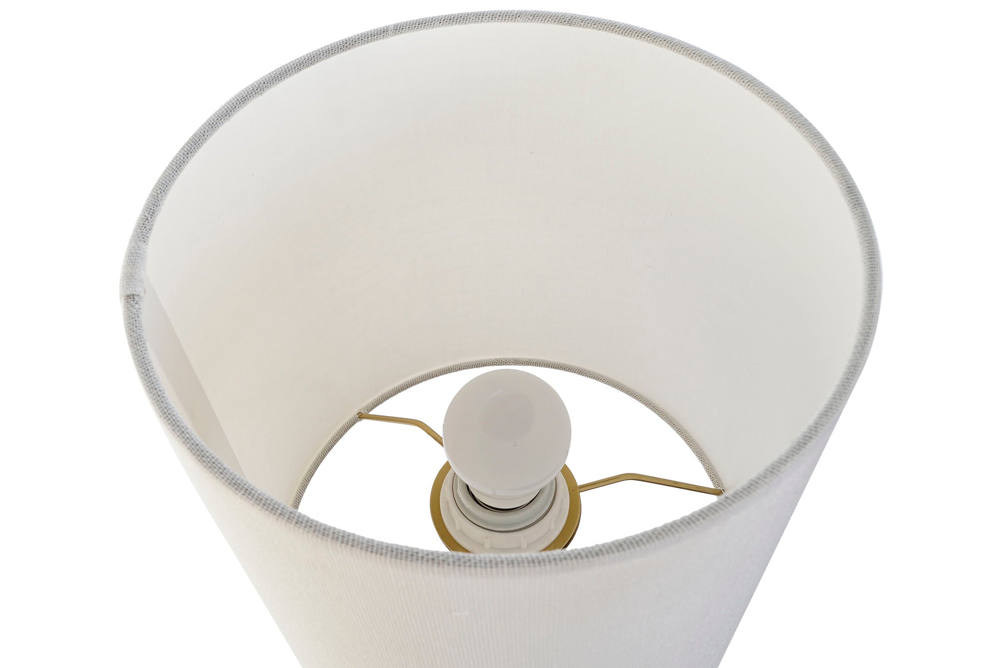 Luminária de Mesa em Metal Mármore 20X20X42 Preto