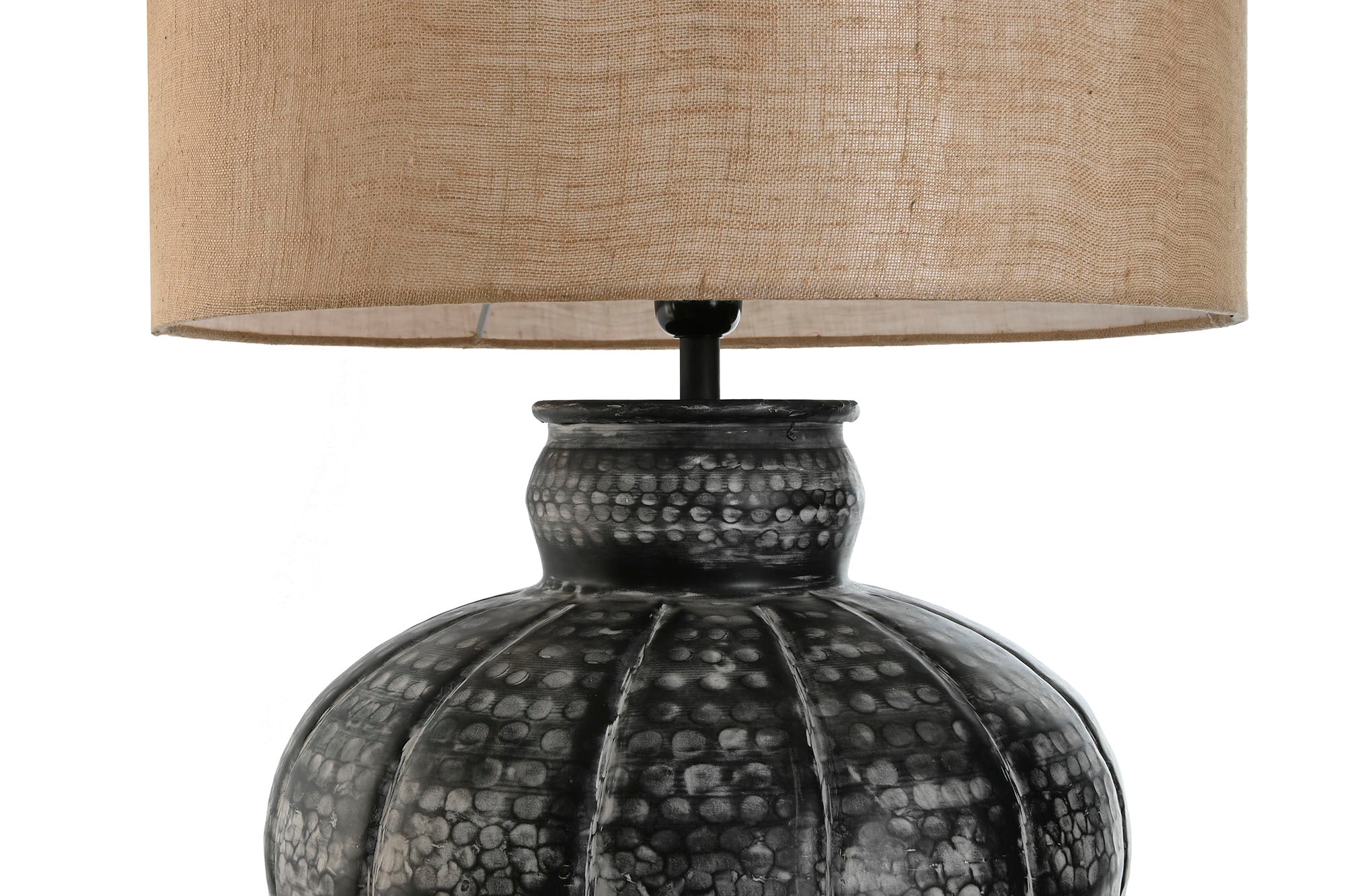 Luminária de Mesa em Alumínio 42X42X69 Patinado Preto