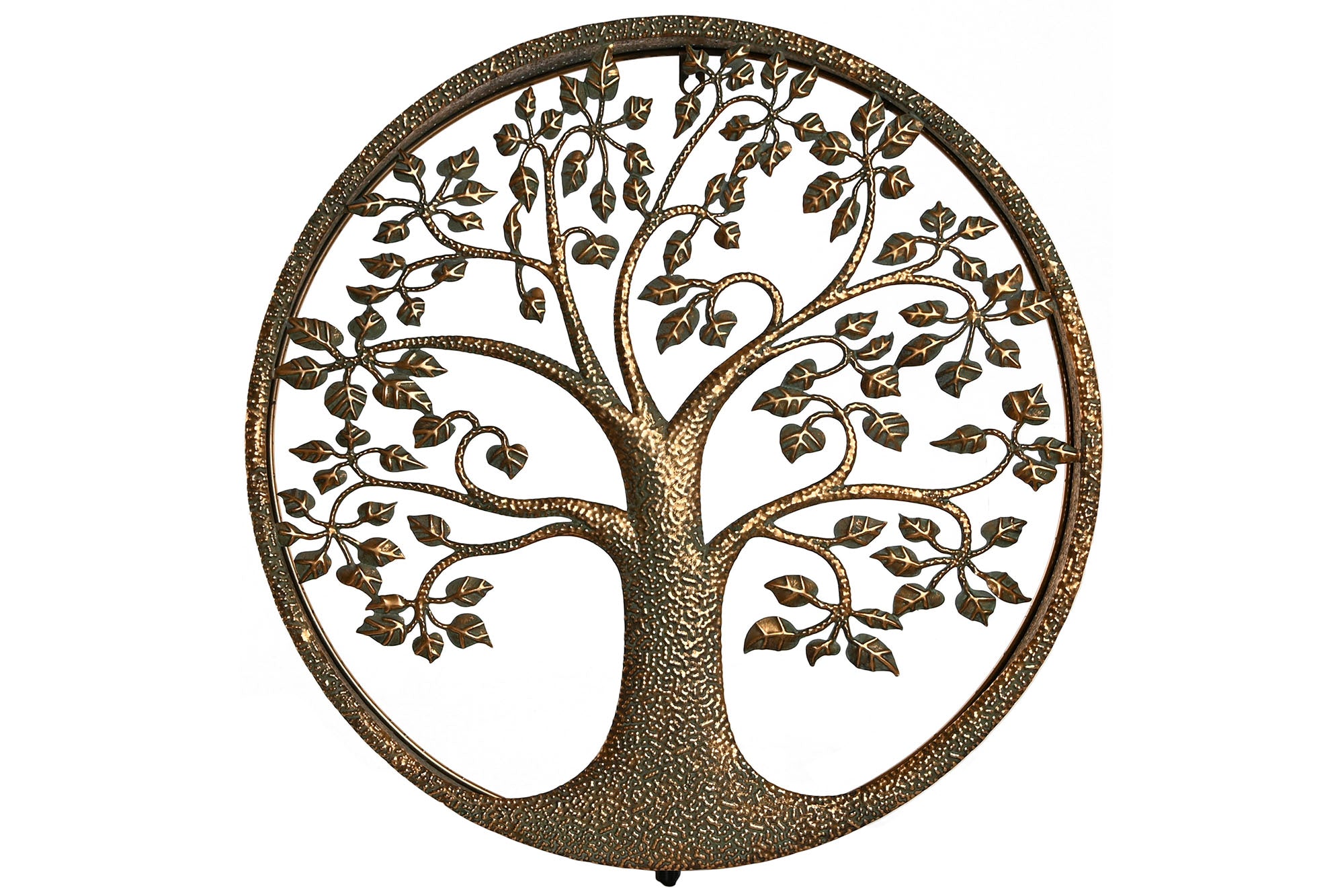 Lampara Aplique Metal 50X13X50 Arbol Dorado