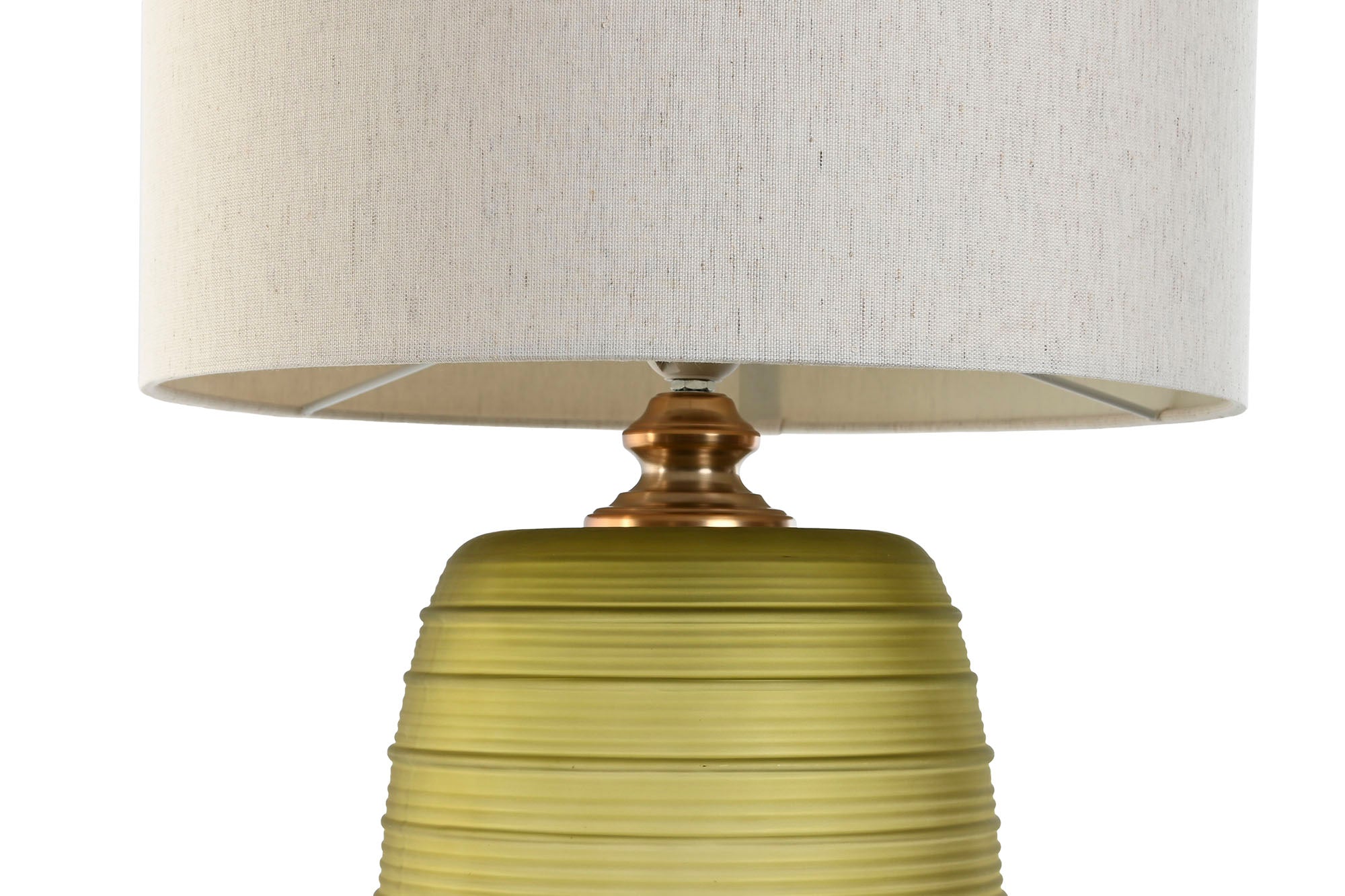Linen Crystal Table Lamp 38X38X57