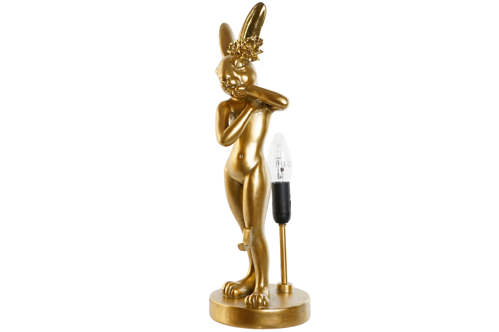 Cotton Resin Table Lamp 16X16X43 Bunny