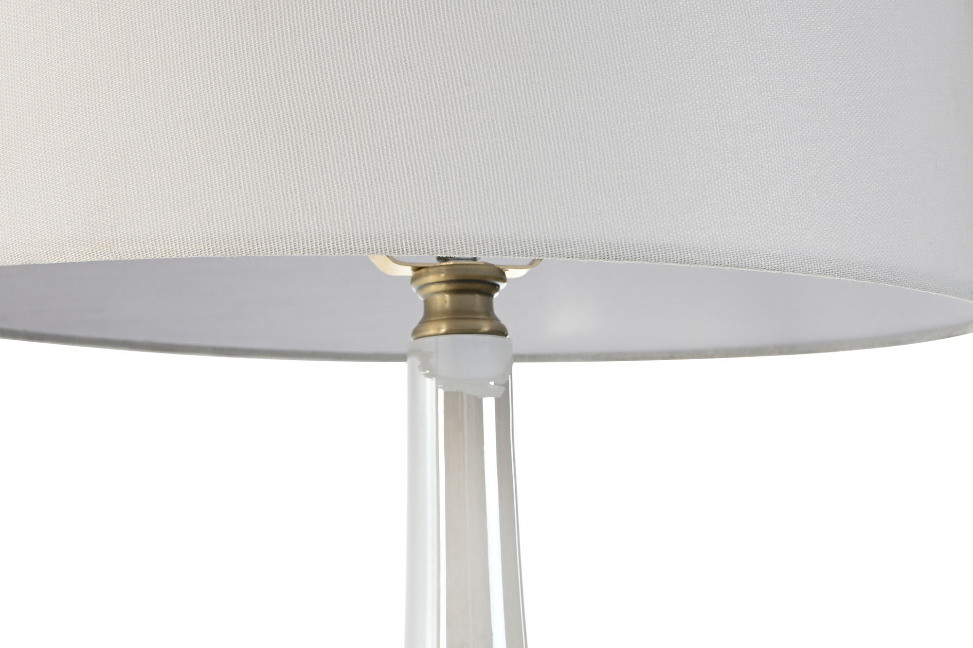 Linen Crystal Table Lamp 40X40X78 Bicolor