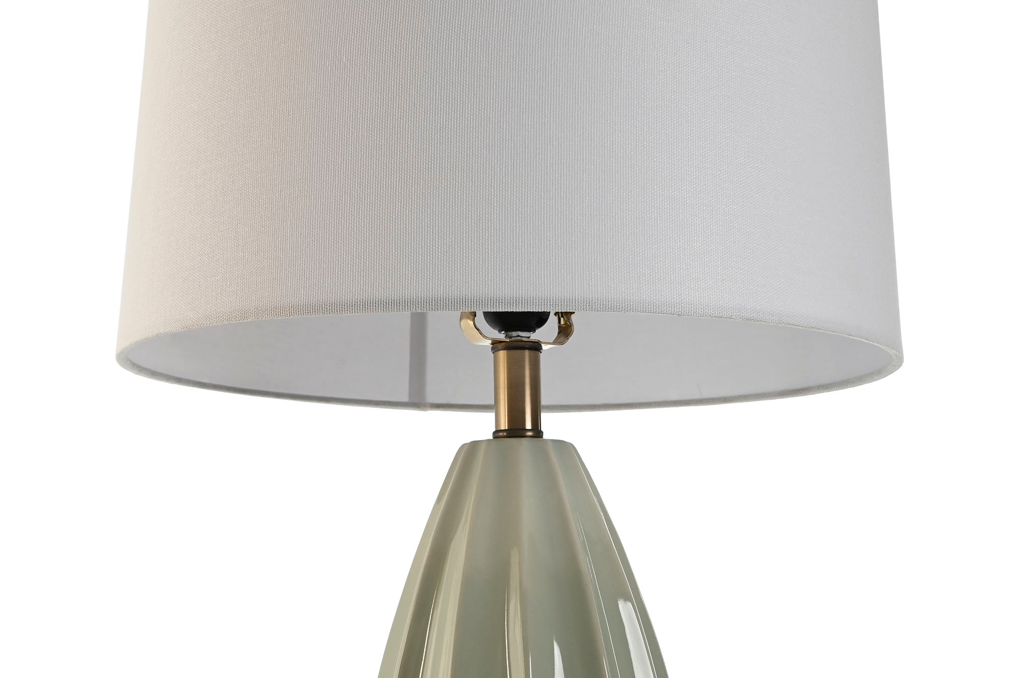Gres Linen Table Lamp 41X41X78 Green