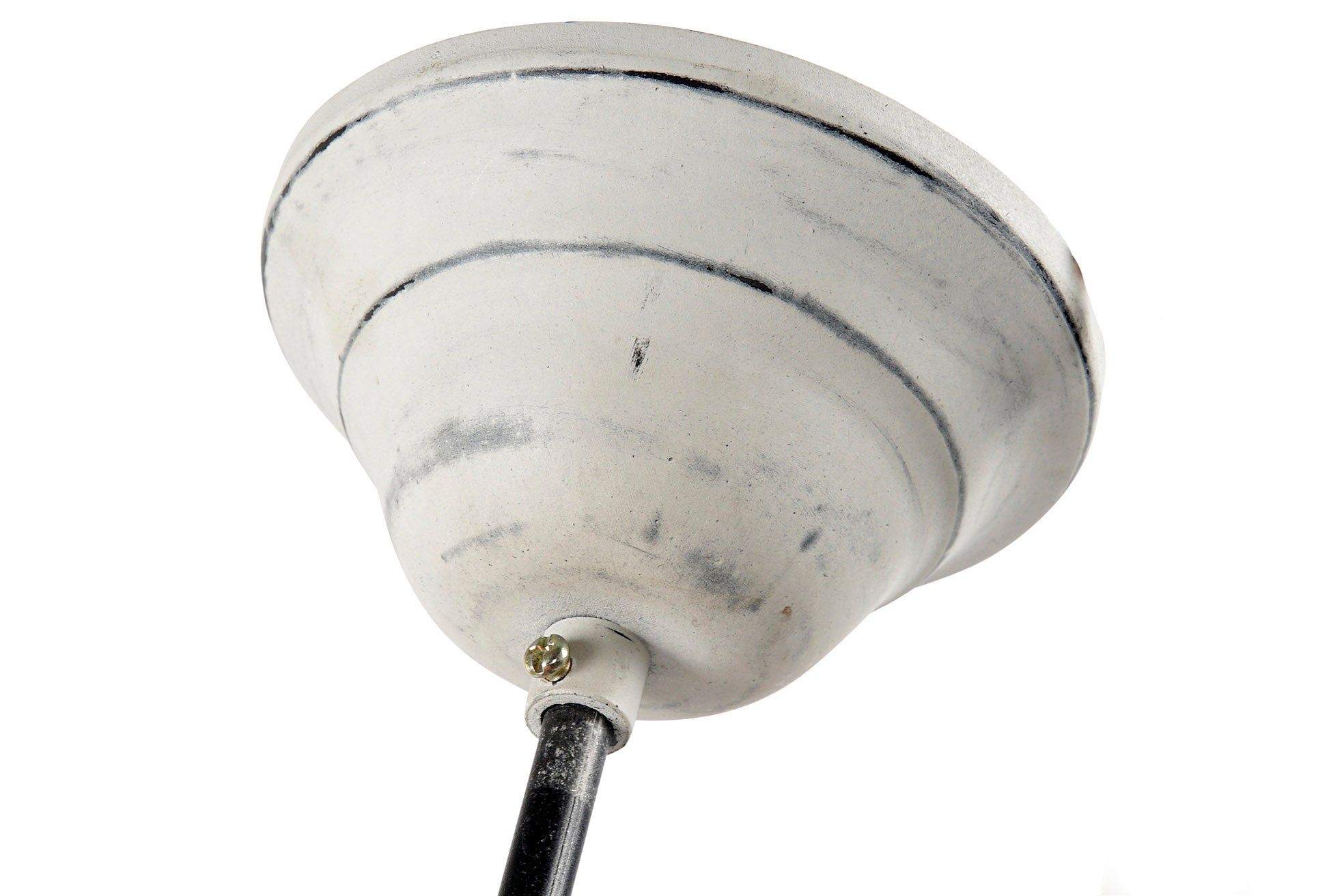 Lampara Techo Metal Madera 39X39X45 Decape Gris