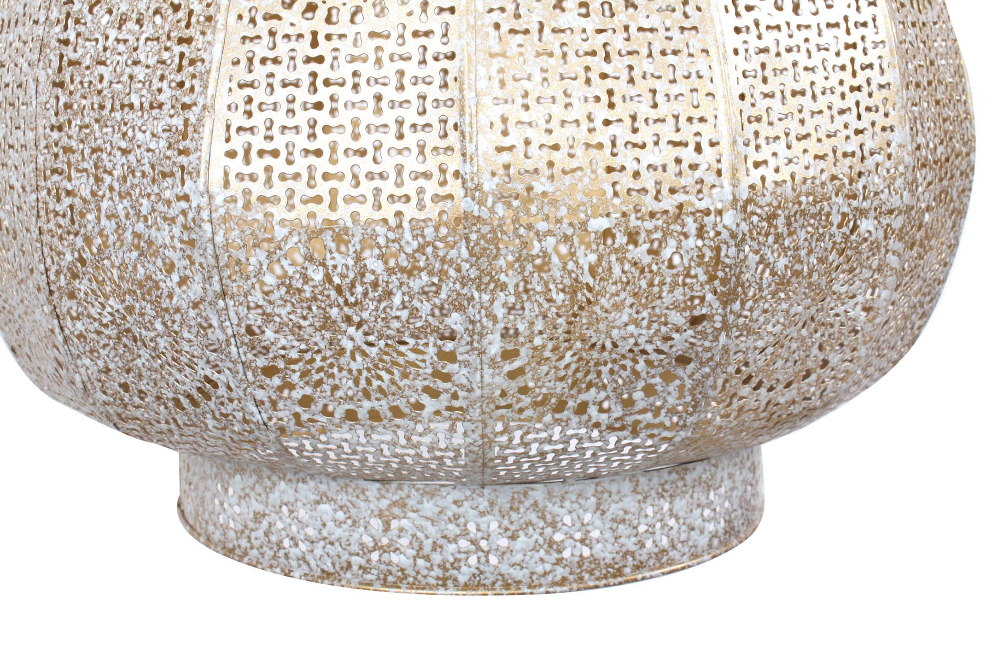 Lampara Techo Metal 40X40X55 18Cm, Blanco