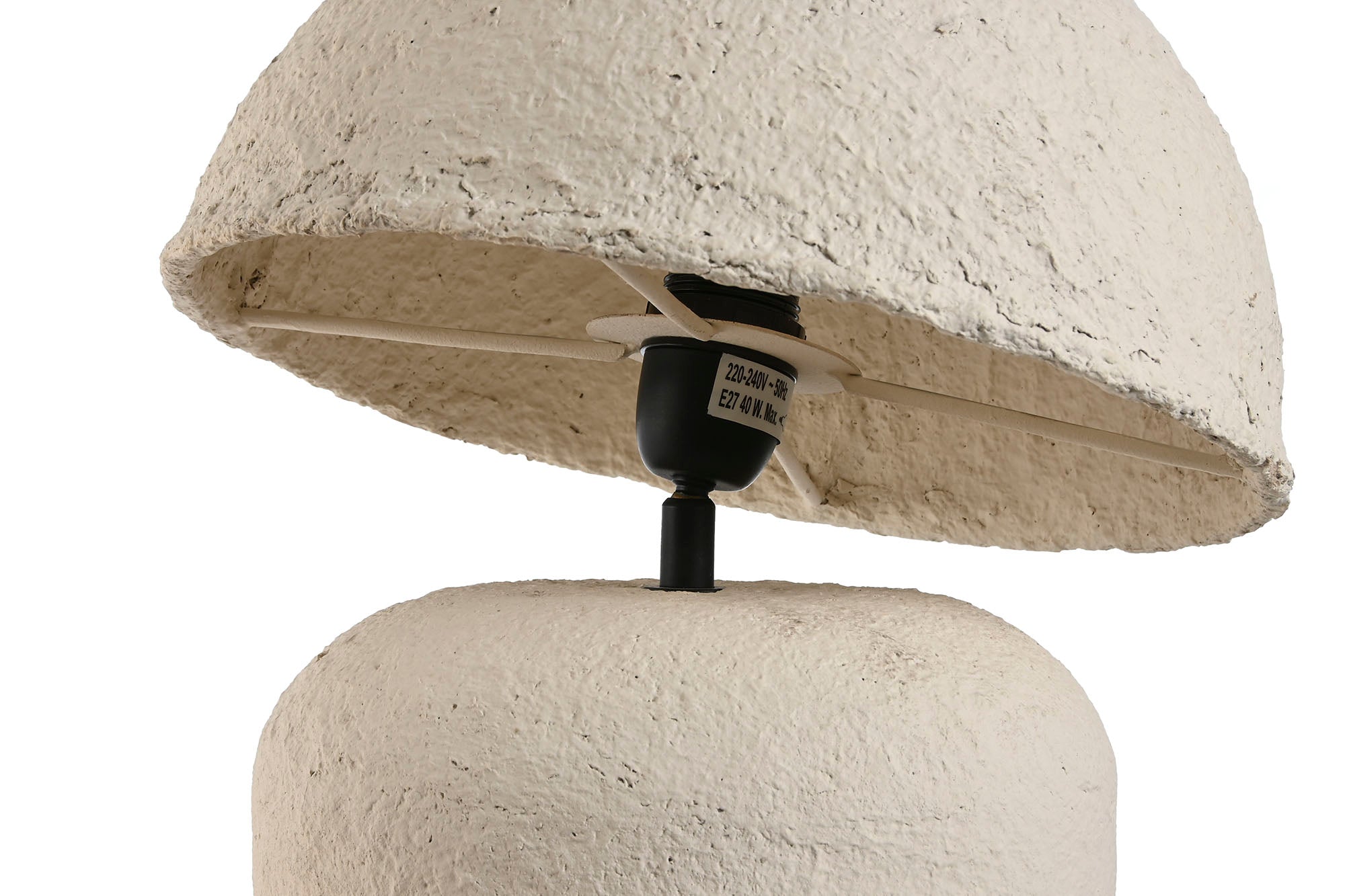 Iron Table Lamp 30x30x53 Handmade Mushroom