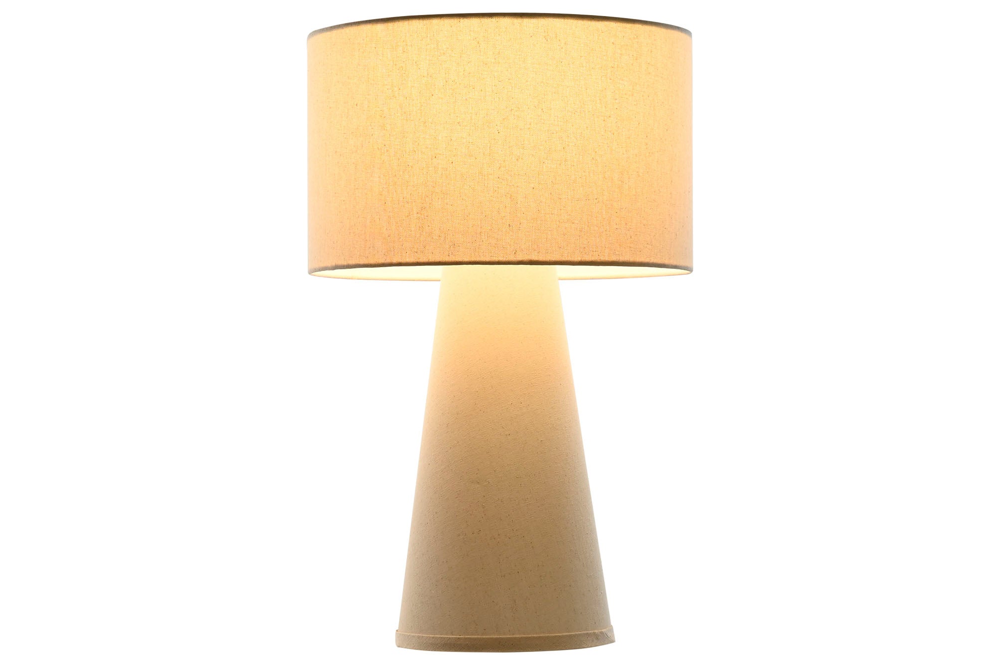 Polyester Metal Table Lamp 32X32X50.5 Ecru