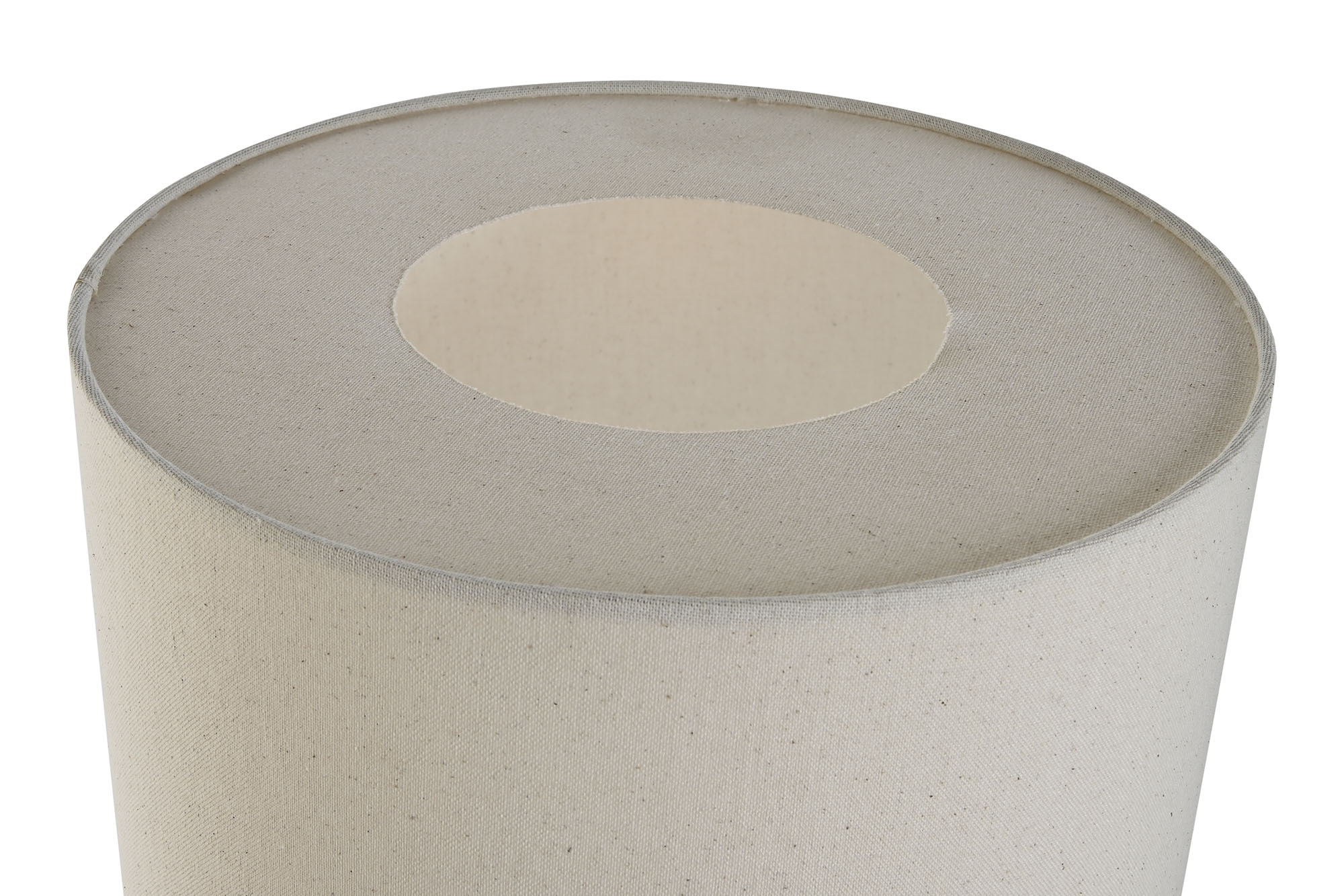 Polyester Metal Table Lamp 32X32X50.5 Ecru