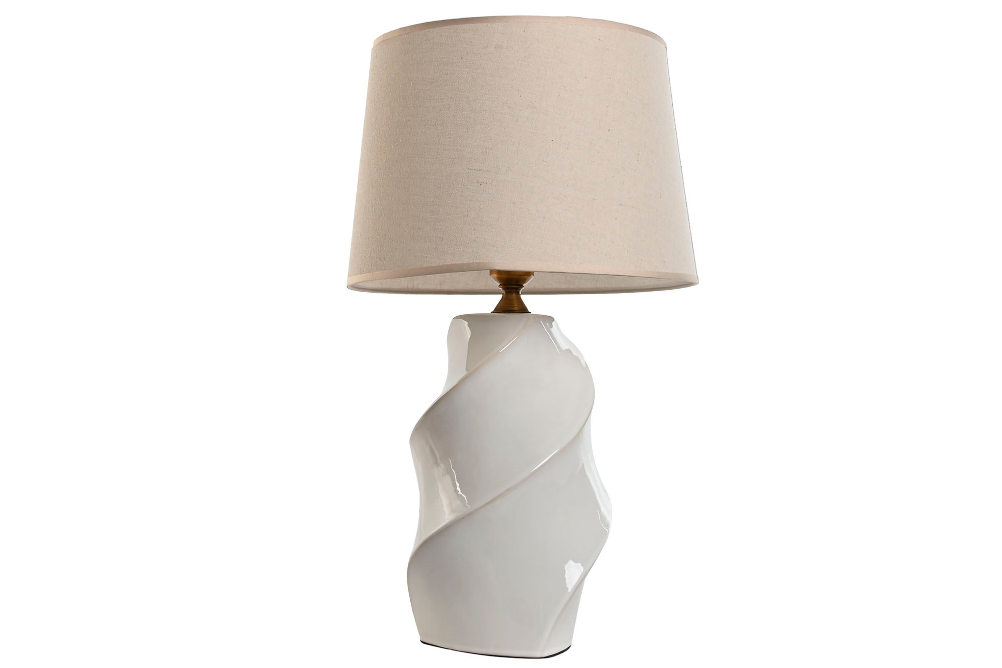 Porcelain Table Lamp 36X36X62 Spiral