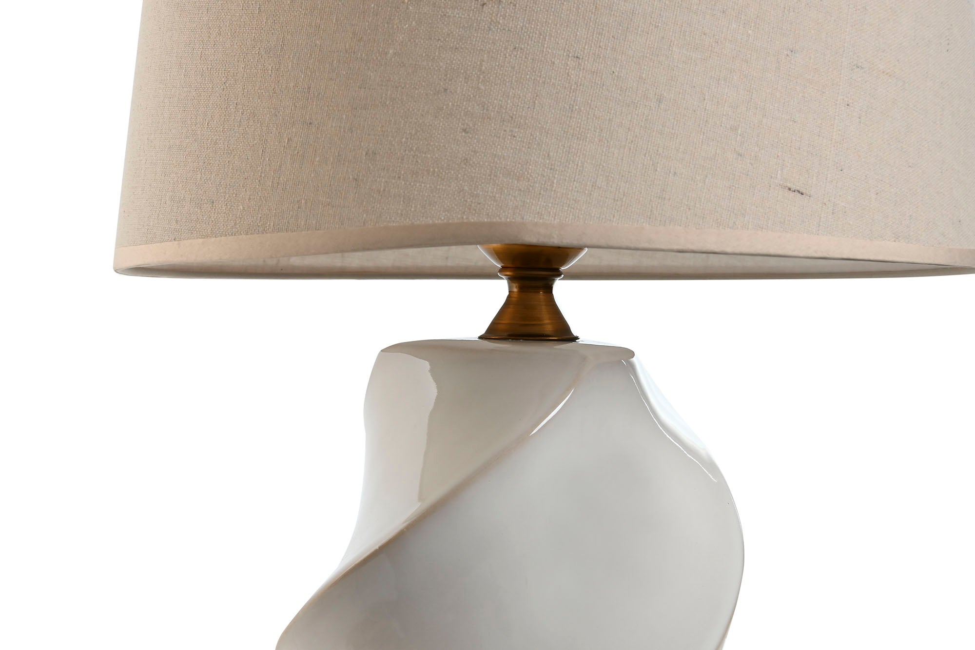 Porcelain Table Lamp 36X36X62 Spiral