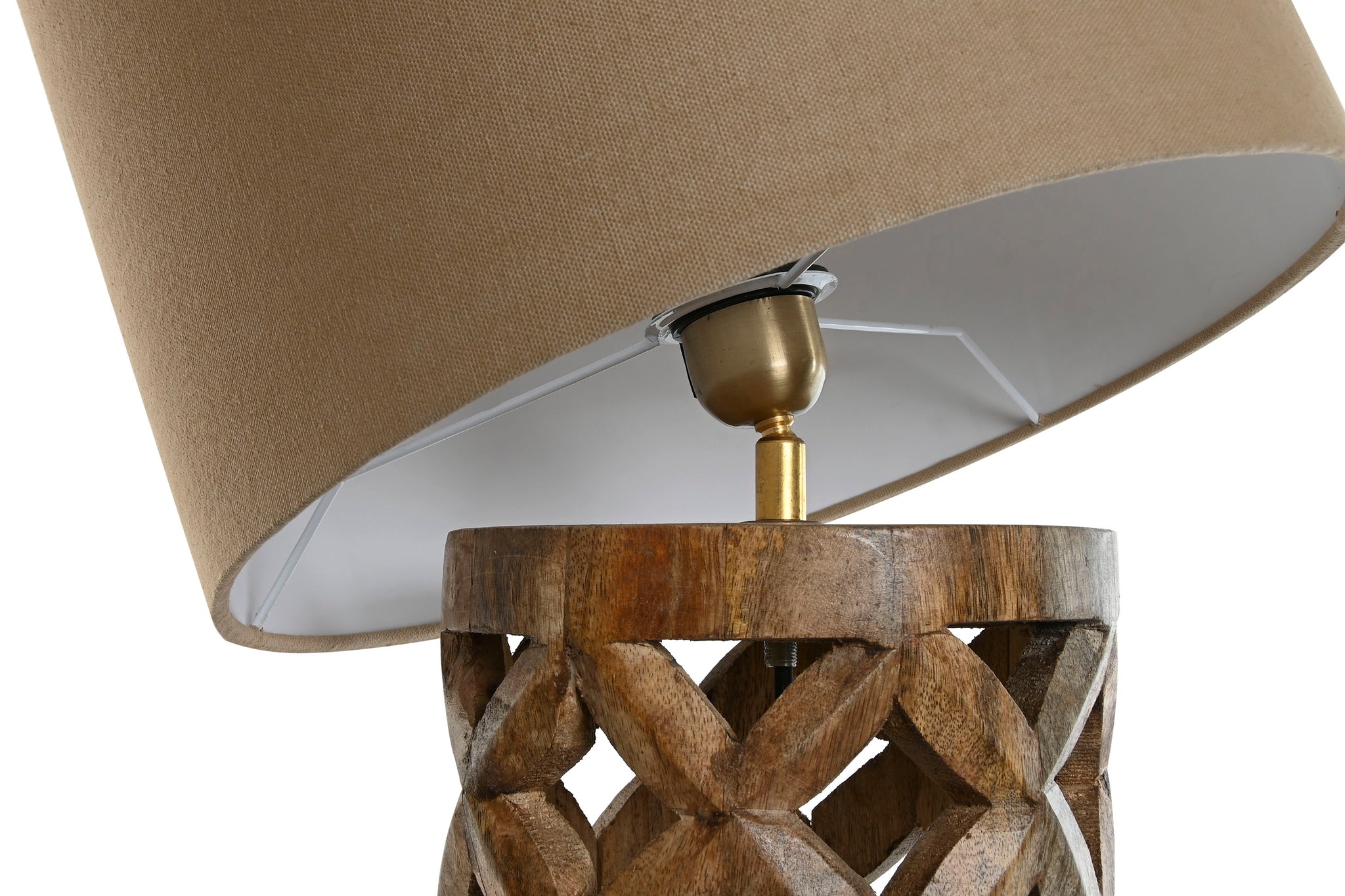 Lampara Sobremesa Mango Poliester 35X35X79,5