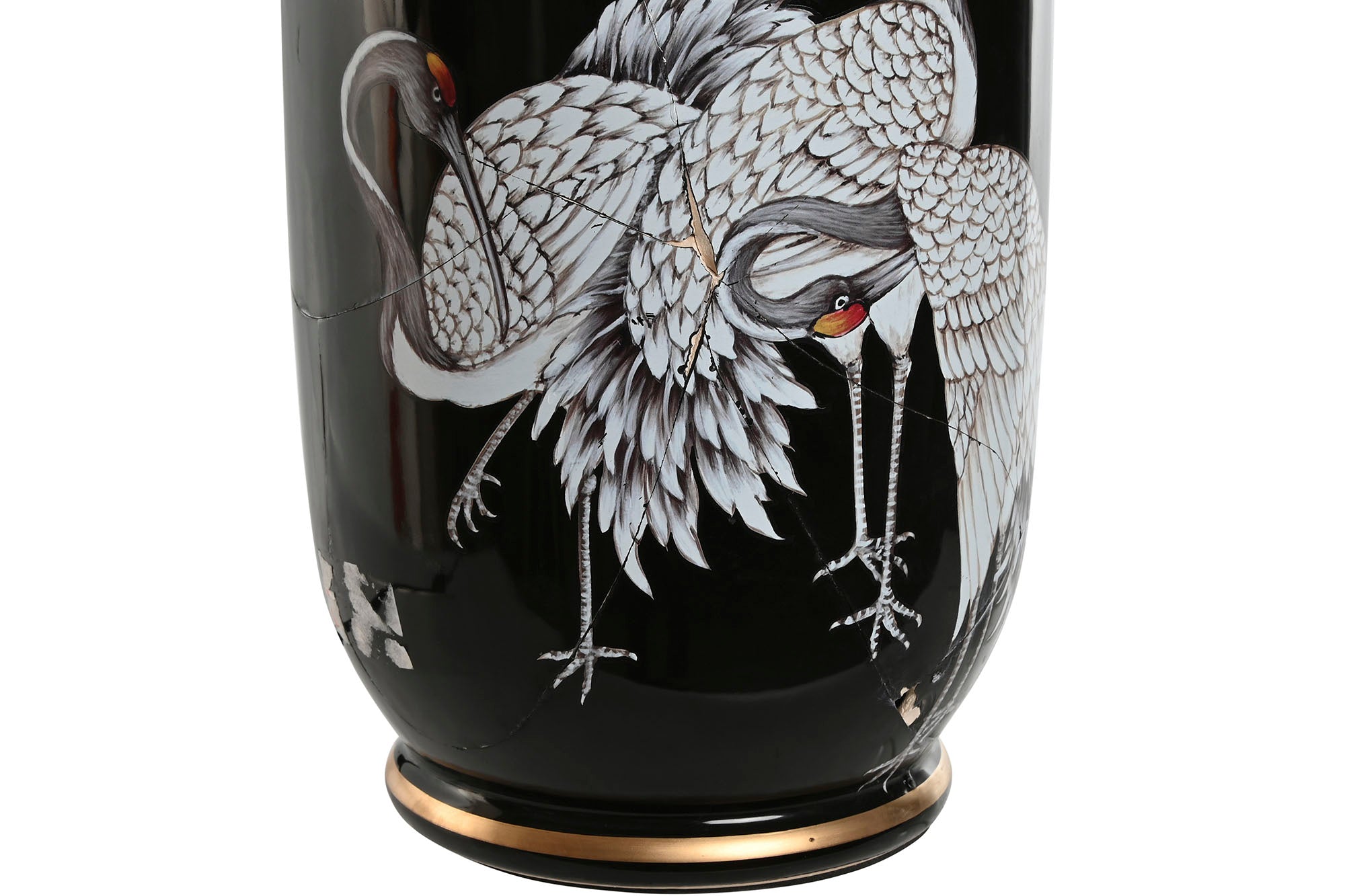 Ceramic Cotton Table Lamp 40x40x66 Heron