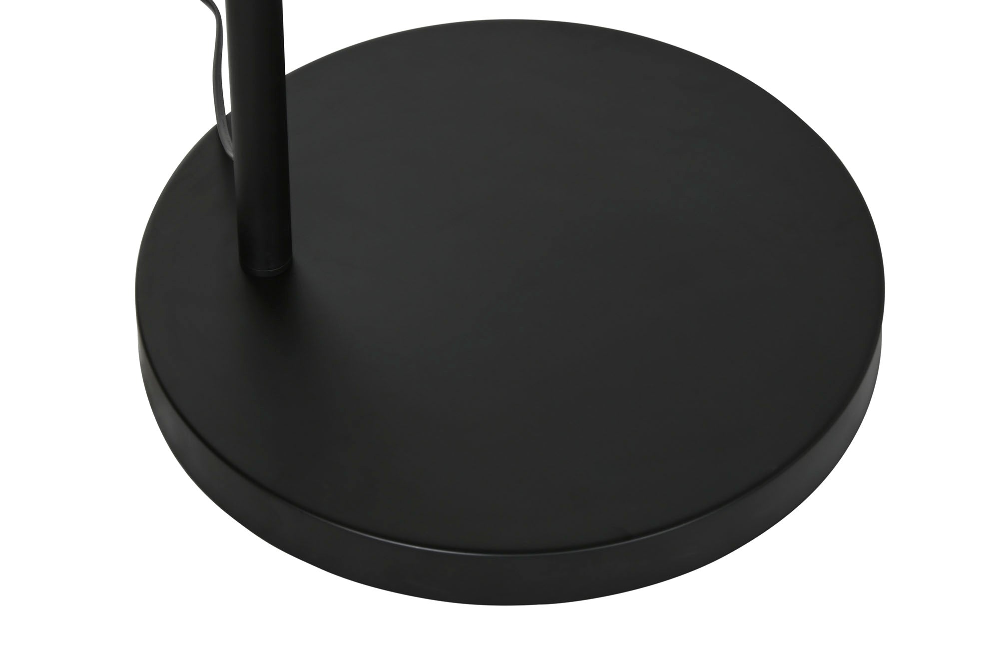 Lampara Pie Metal Marmol 36X110X195 Negro
