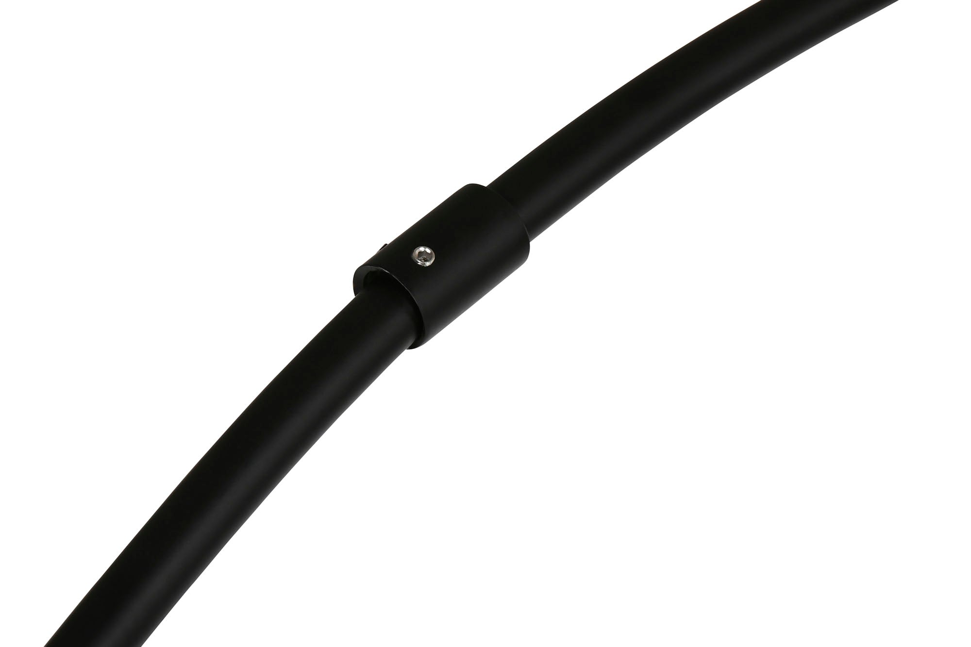 Lampara Pie Metal Marmol 36X110X195 Negro