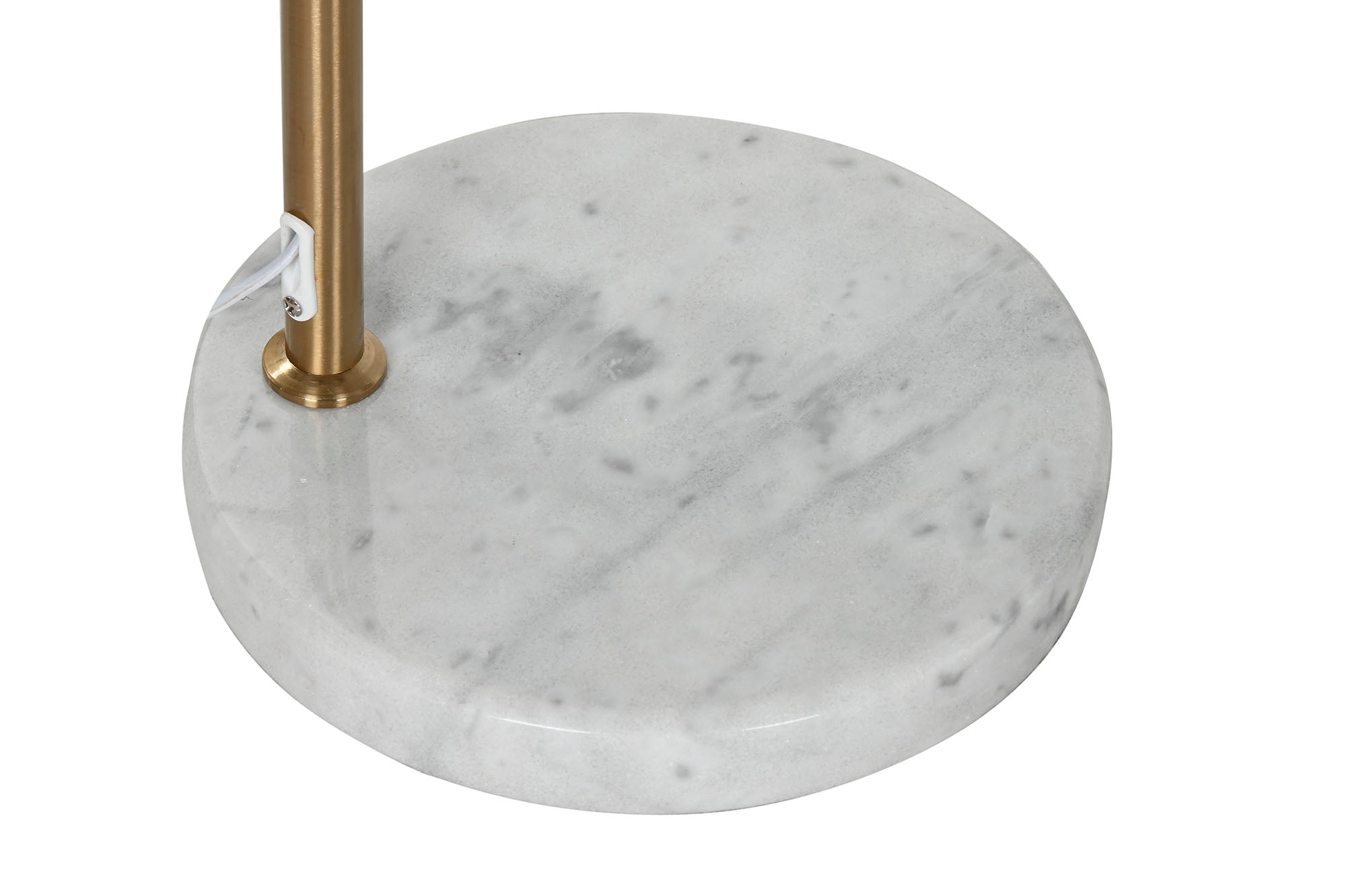 Lampara Pie Ratan Marmol 126X40X193 Natural