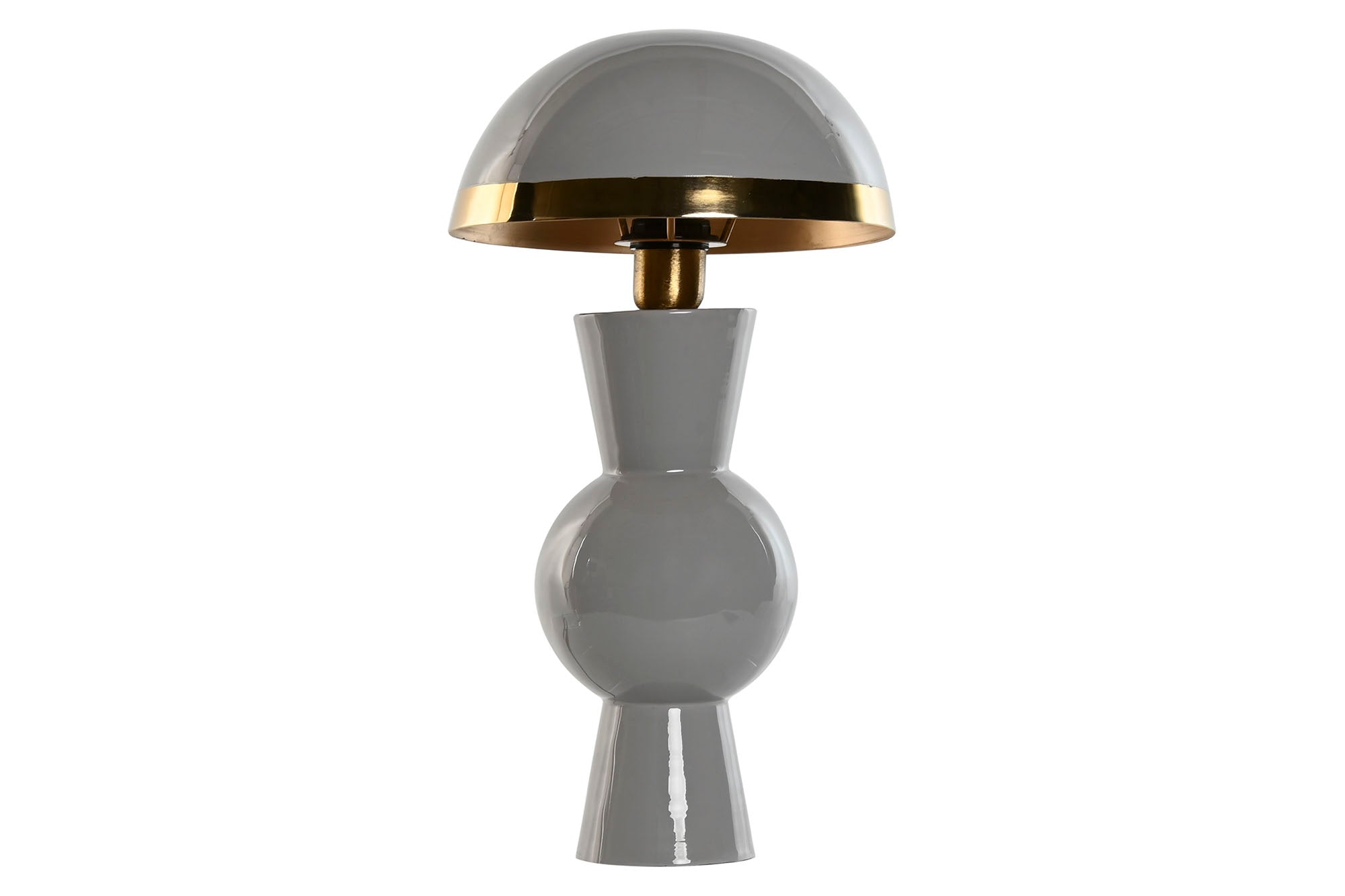 Lampara Sobremesa Metal 26X26X47,5 Gris