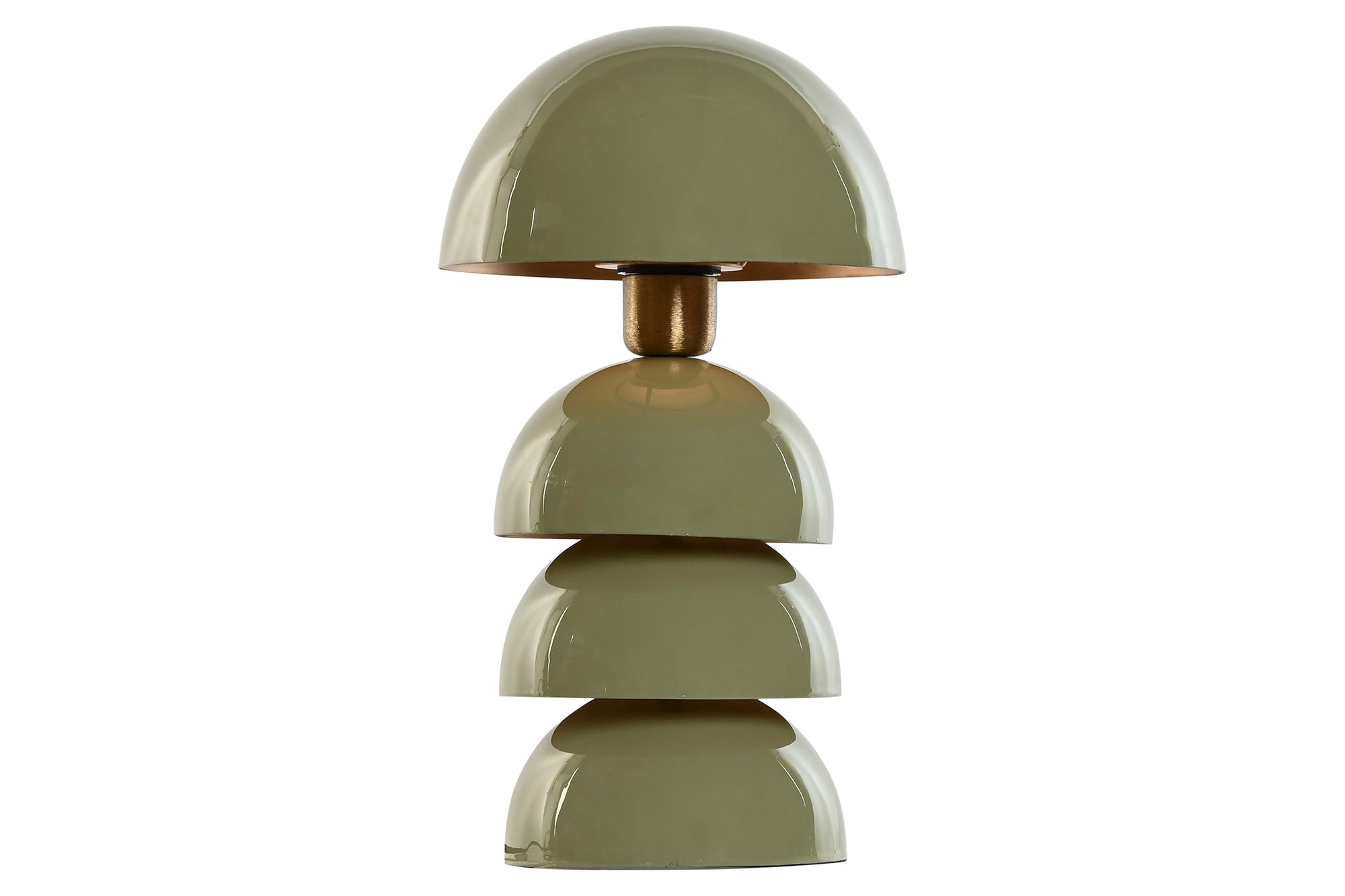 Lampara Sobremesa Metal 20,5X20,5X37 Verde
