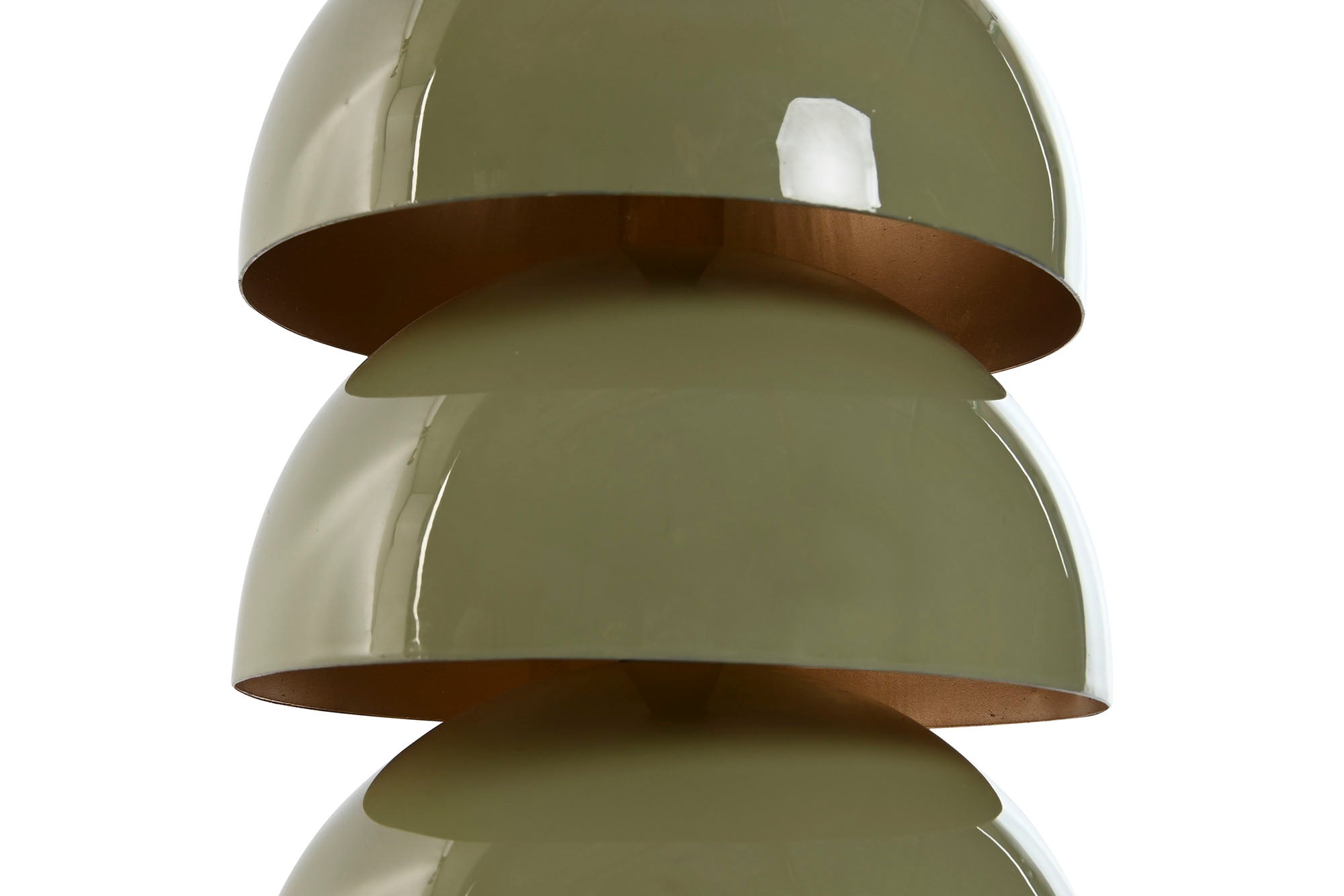 Lampara Sobremesa Metal 20,5X20,5X37 Verde