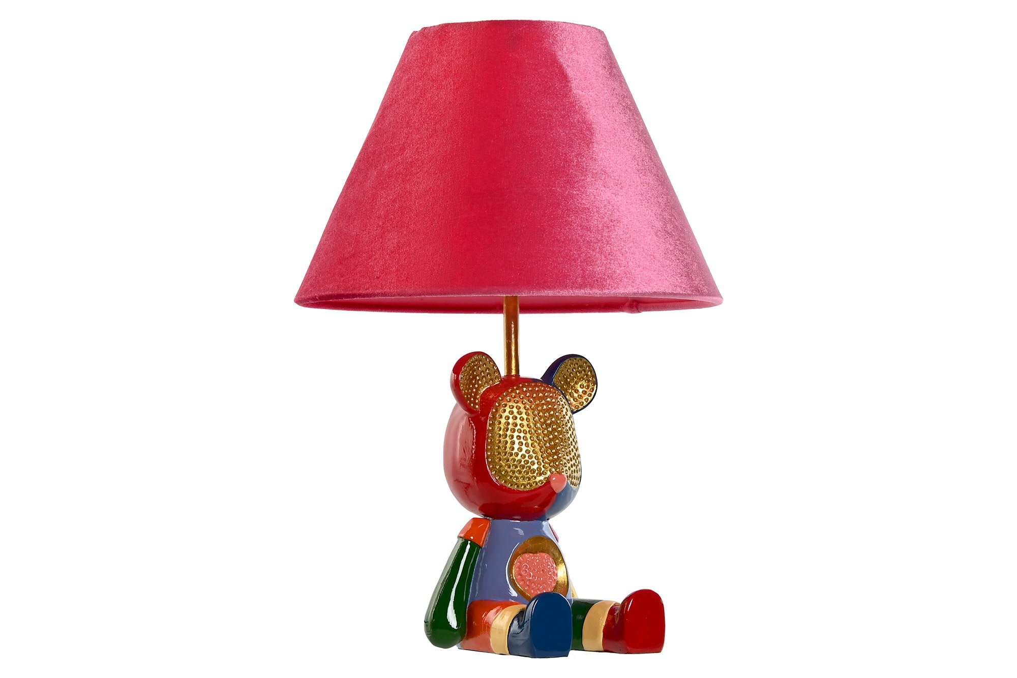 Resin Table Lamp 26X26X37 Multicolor