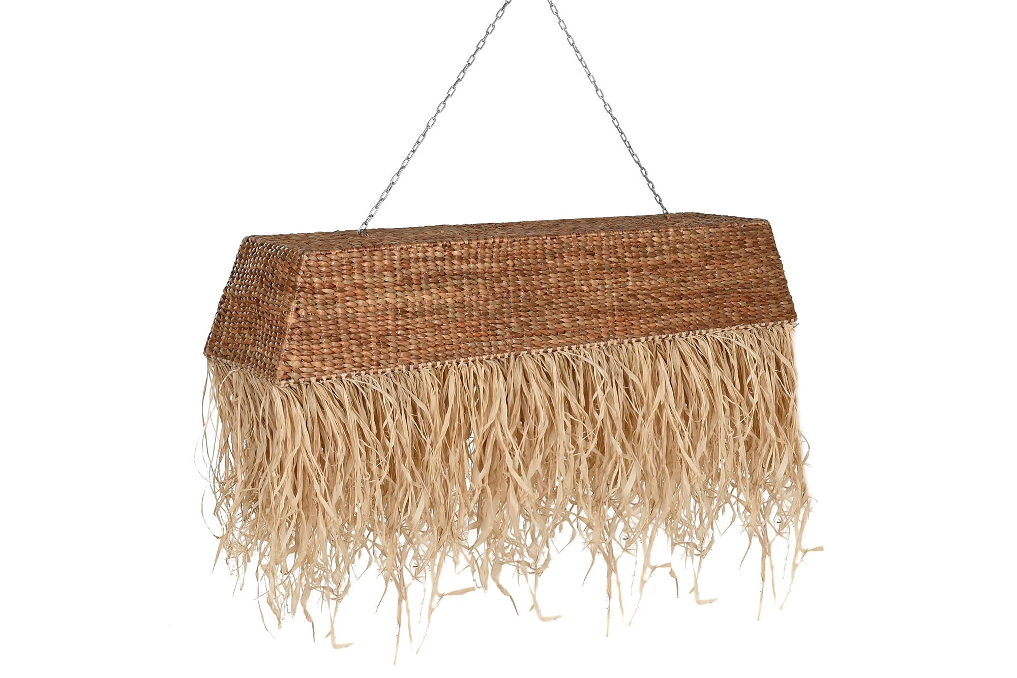 Lampara Techo Fibras Naturales 138X26X33