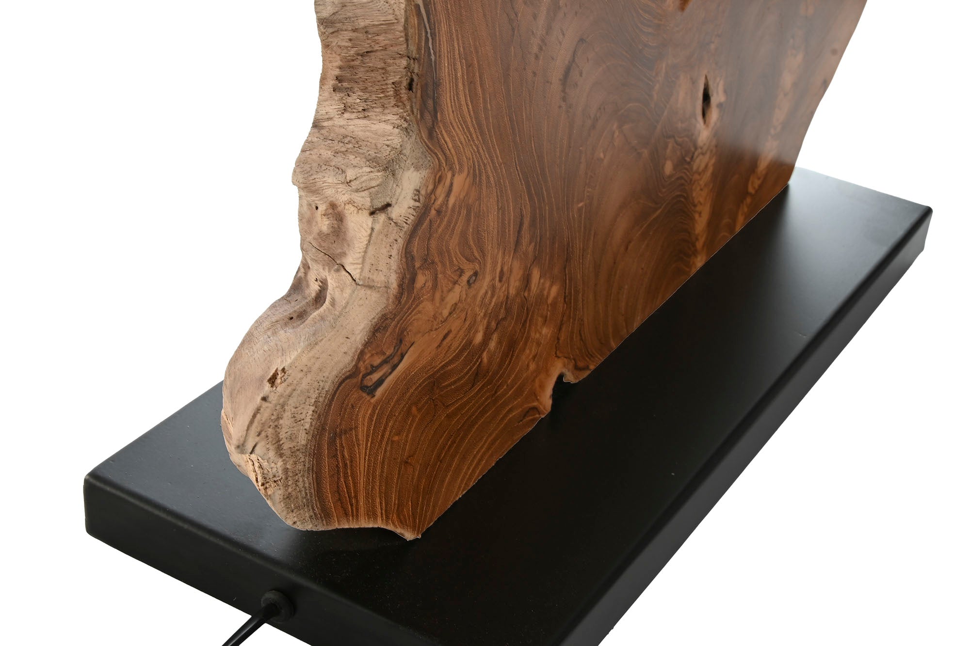 Teak Iron Table Lamp 60x20x55