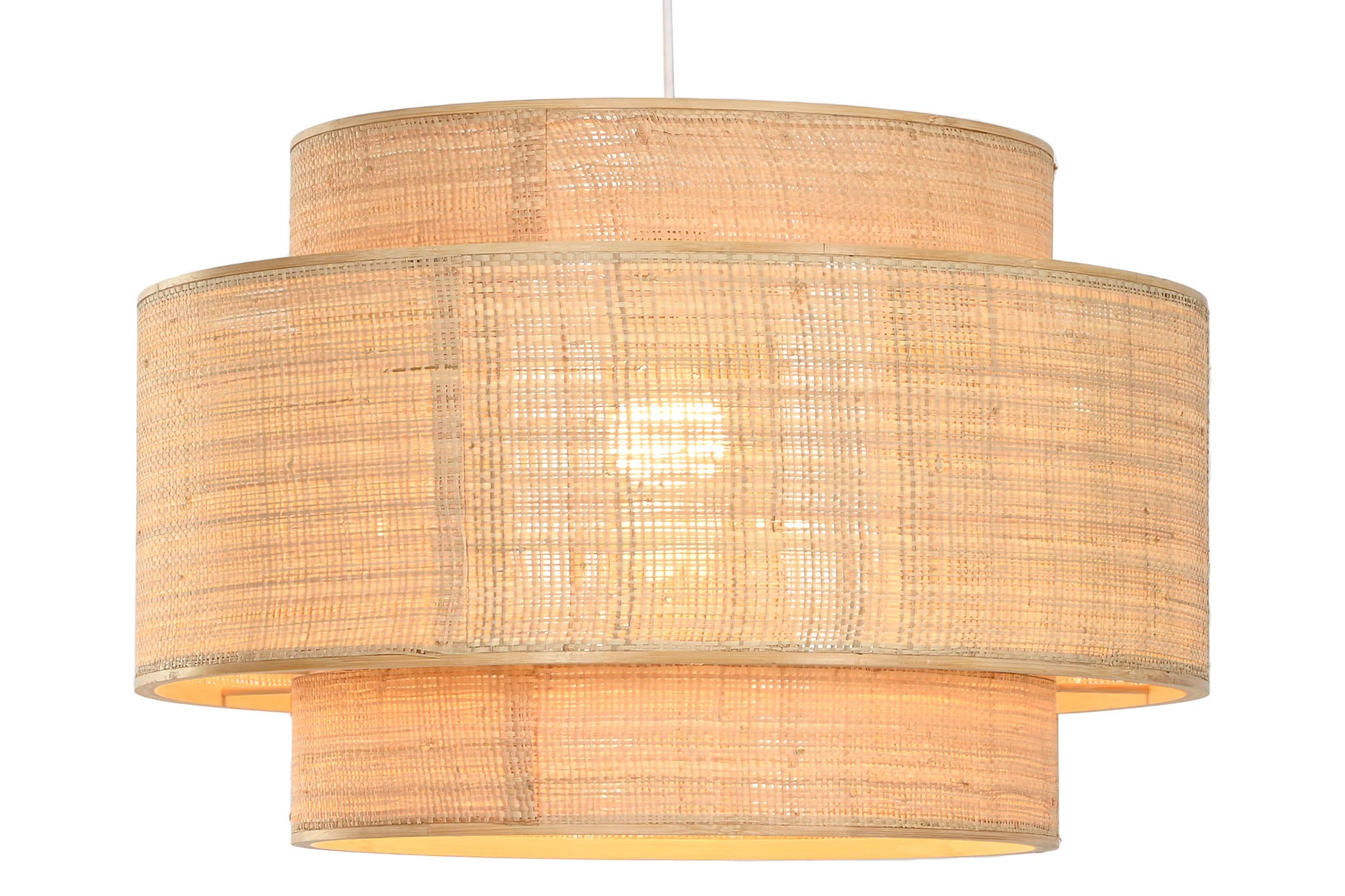 Lampara Techo Bambu 56X56X37 Natural Marron