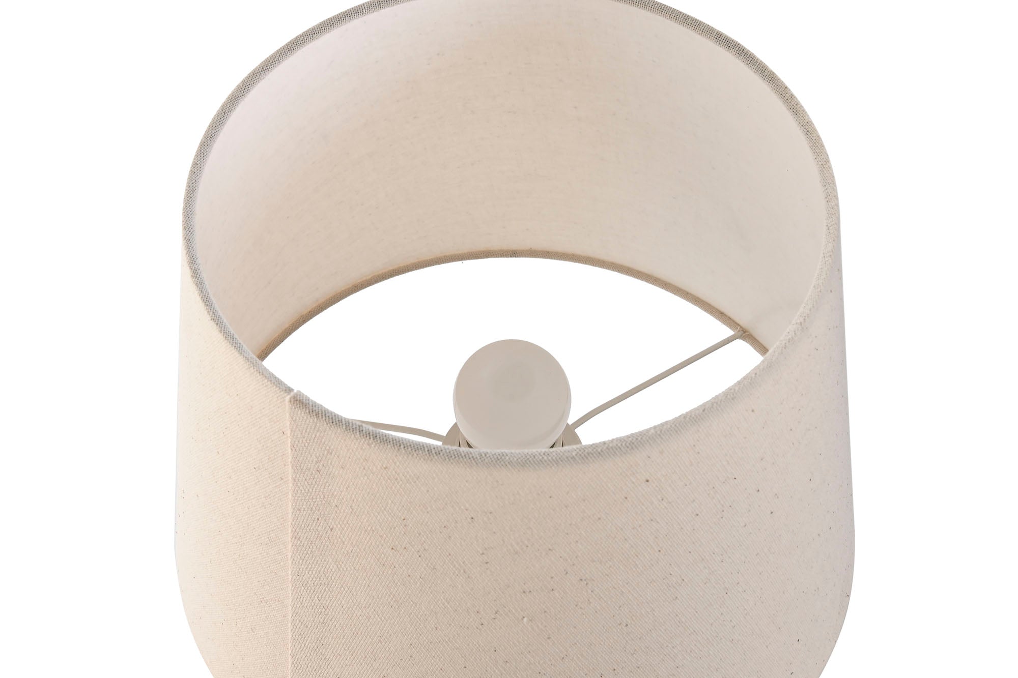 Lampara Sobremesa Metal Lino 28X28X49 Dorado