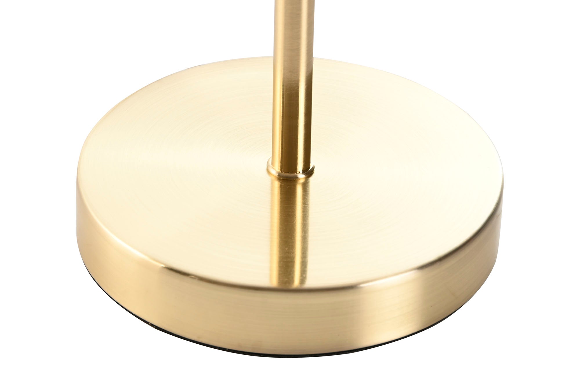 Lampara Sobremesa Metal Lino 28X28X49 Dorado