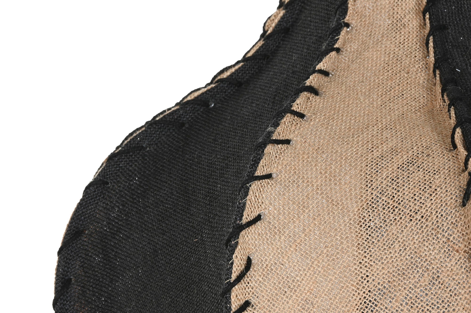 Lampara Techo Yute Hierro 50X50X54 Natural Bicolor