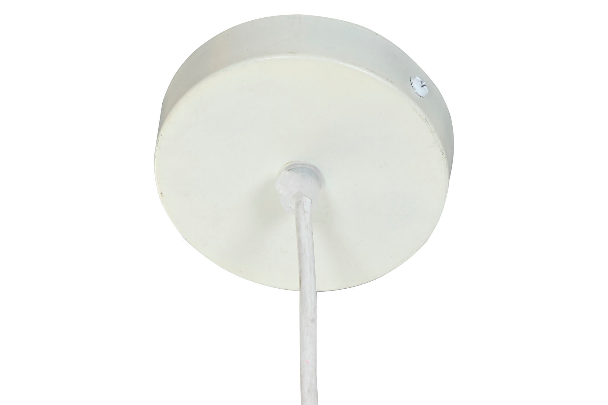 Lampara Techo Algodon Rafia 39X39X21 Trenzado