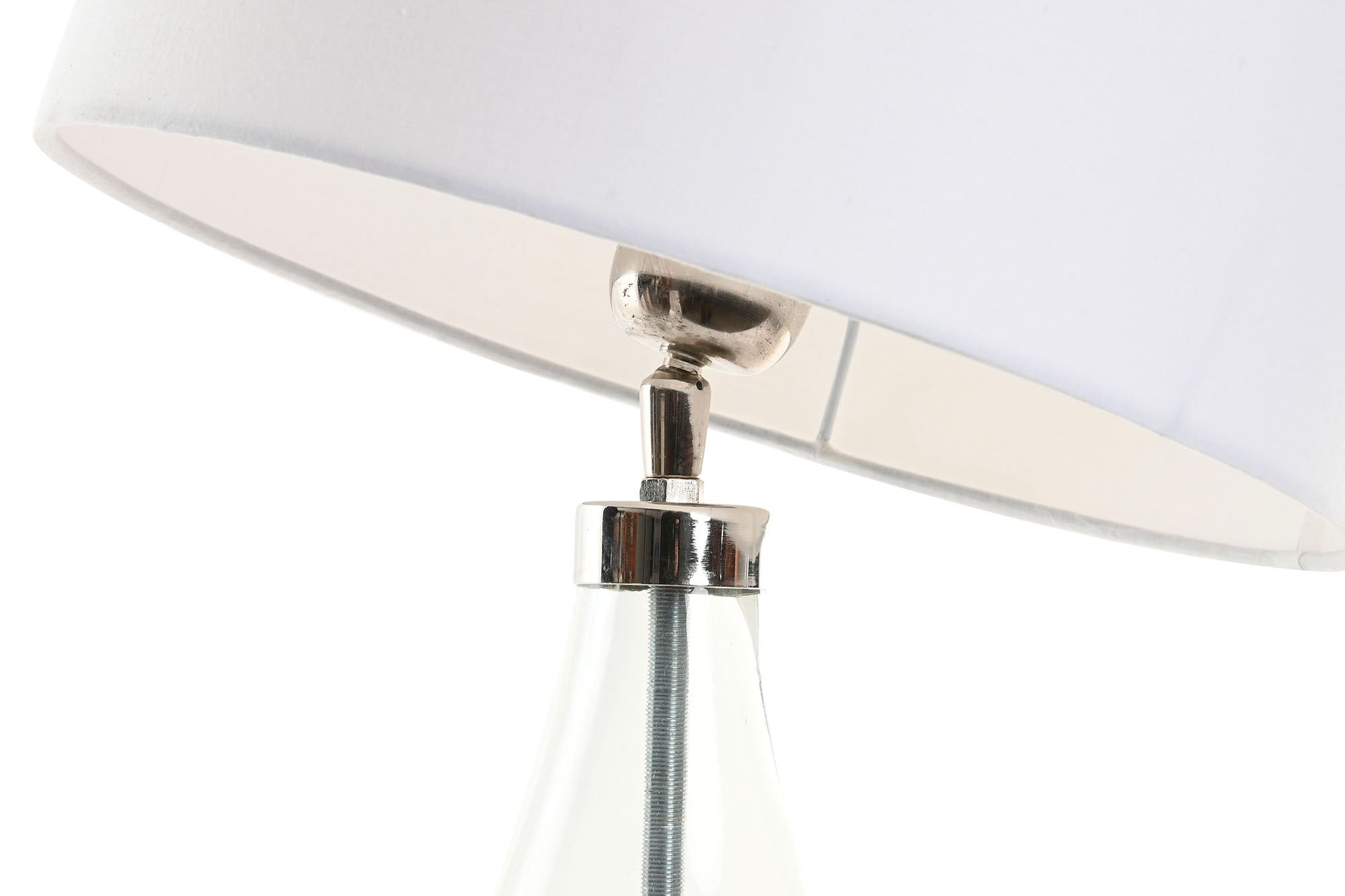 Lampara Sobremesa Cristal 30X30X65 Organico