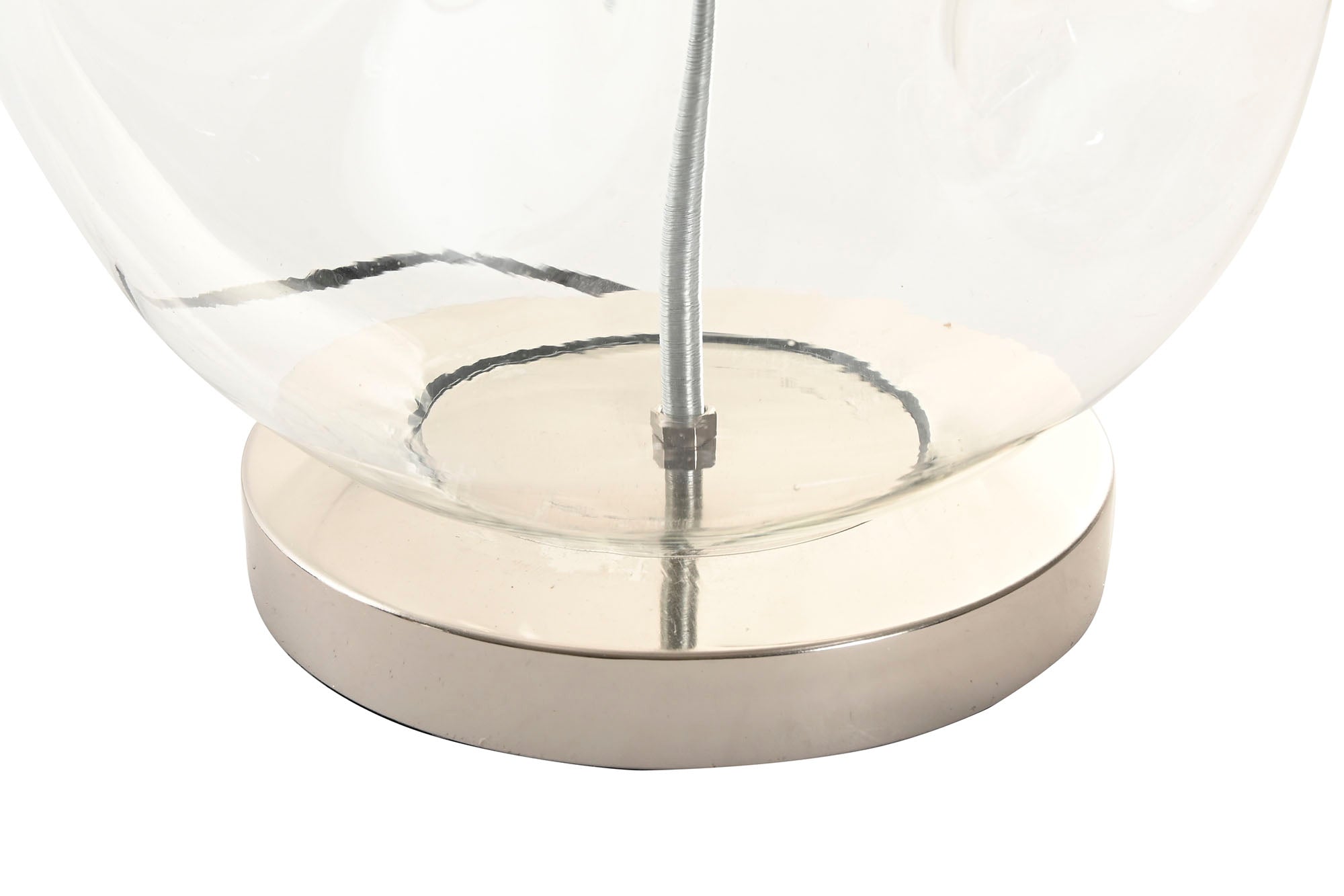 Lampara Sobremesa Cristal 30X30X60 Organico