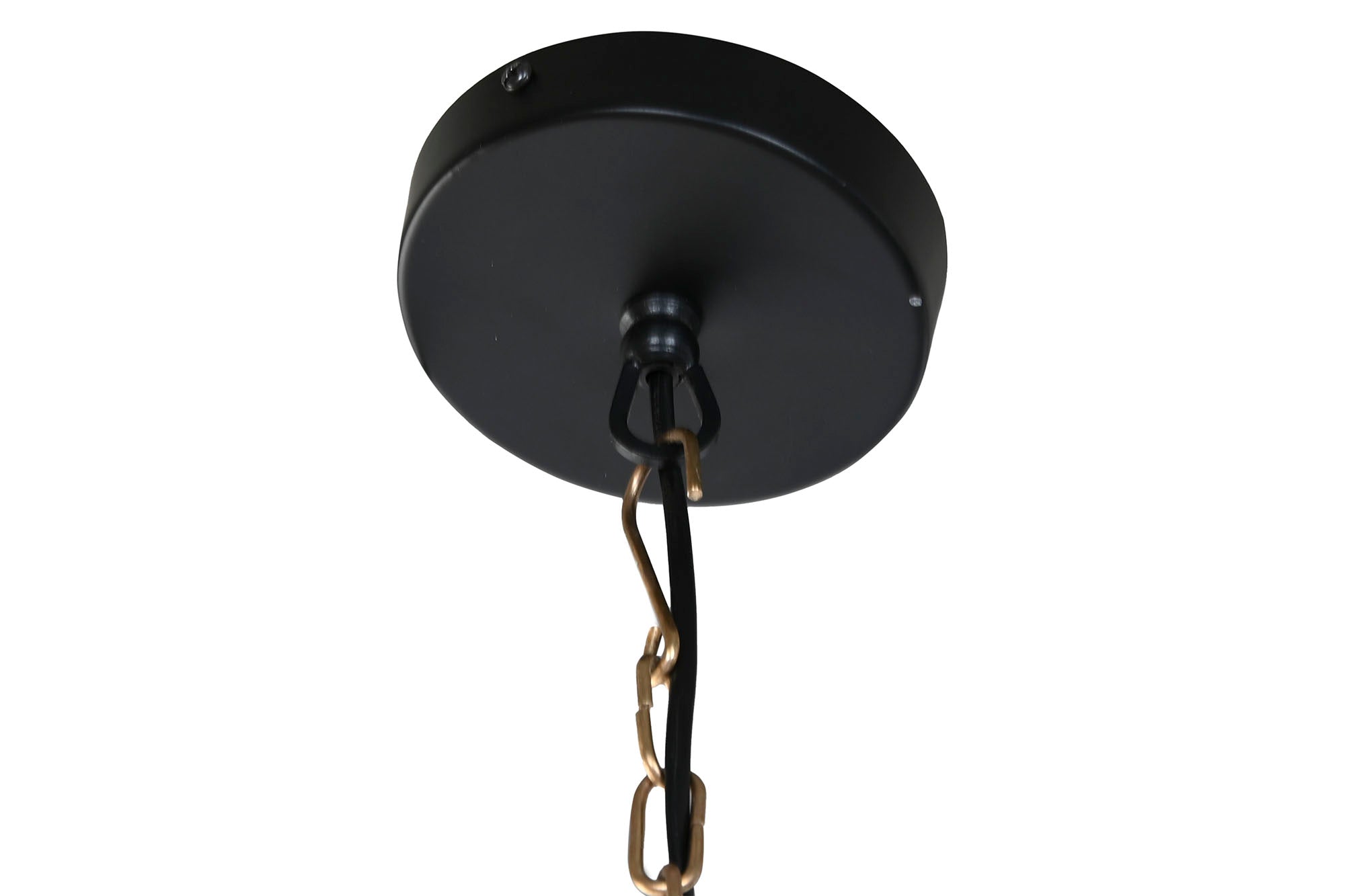 Lampara Techo Hierro 46X46X98 Cadenas Envejecido