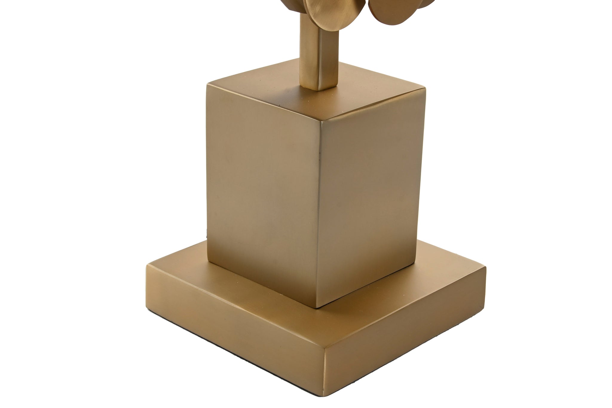 Luminária de Mesa em Aço Patinado 50X50X81 Fosco