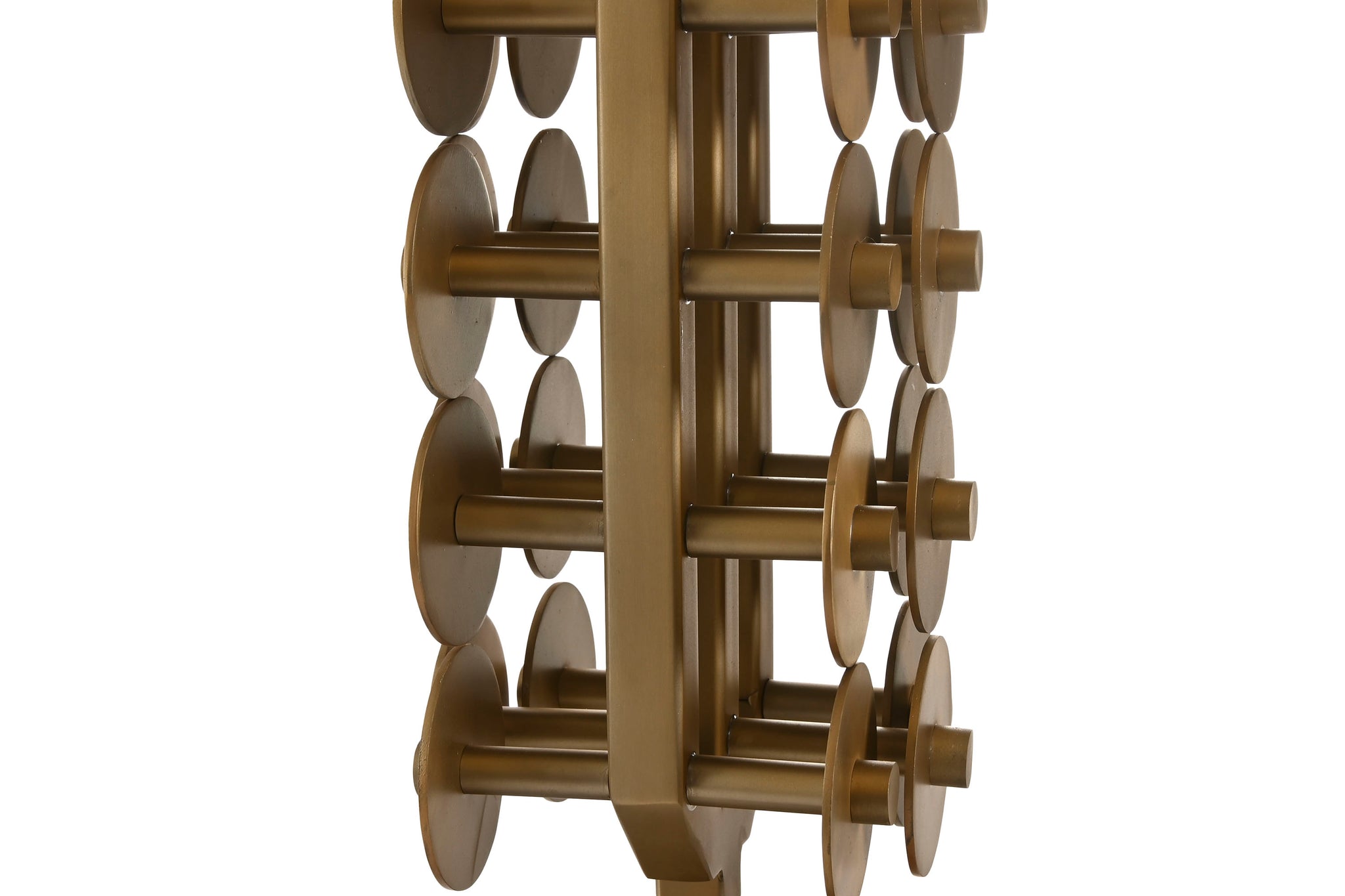 Luminária de Mesa em Aço Patinado 50X50X81 Fosco