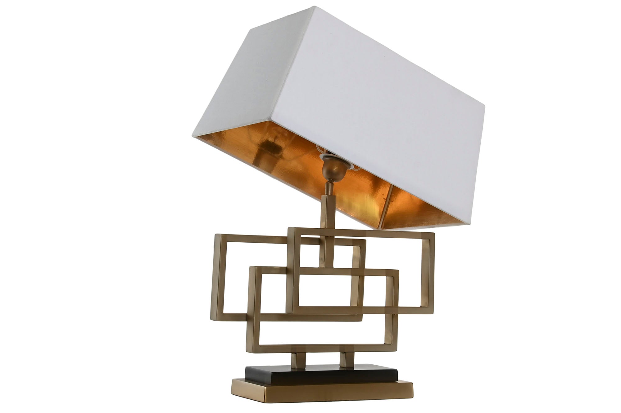 Patinated Steel Table Lamp 28X44X71 Matte