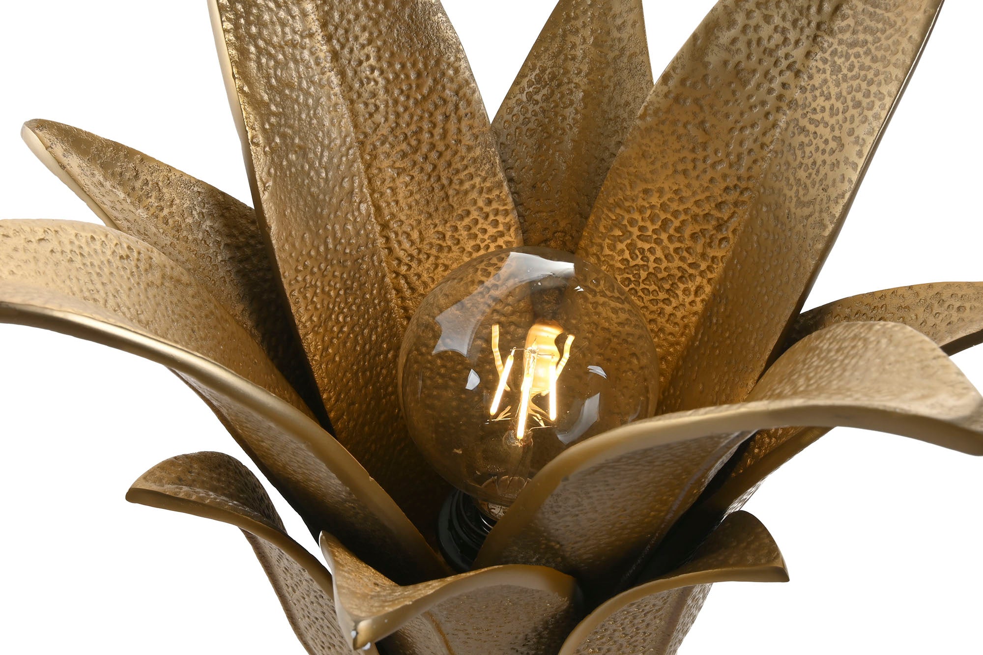 Patinated Steel Table Lamp 48X48X48 Matte