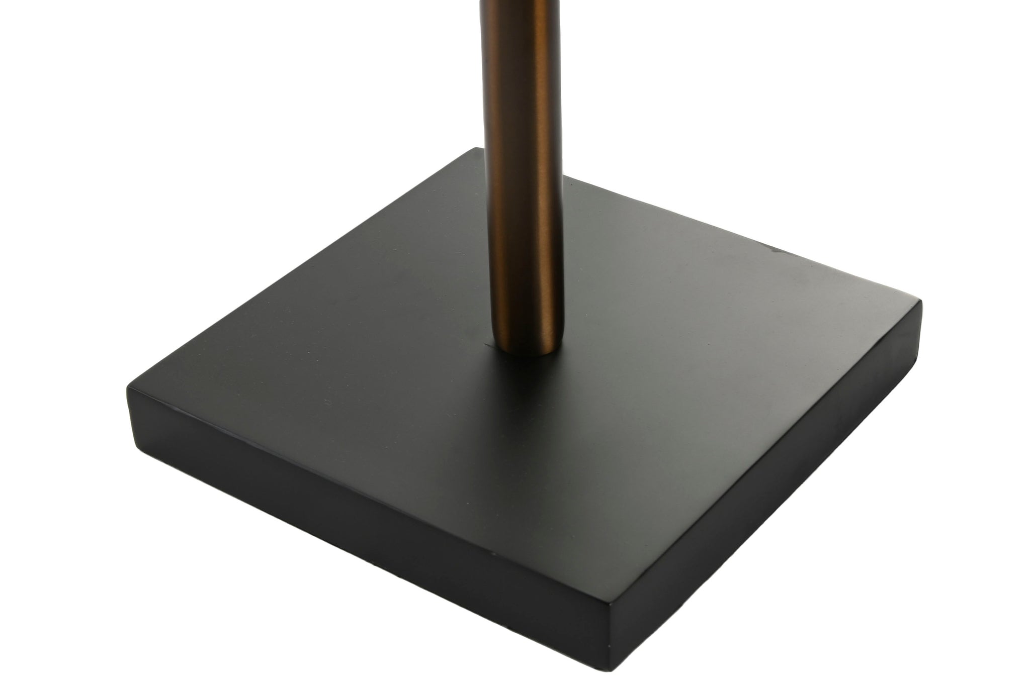 Patinated Steel Table Lamp 40X40X80 Bronze
